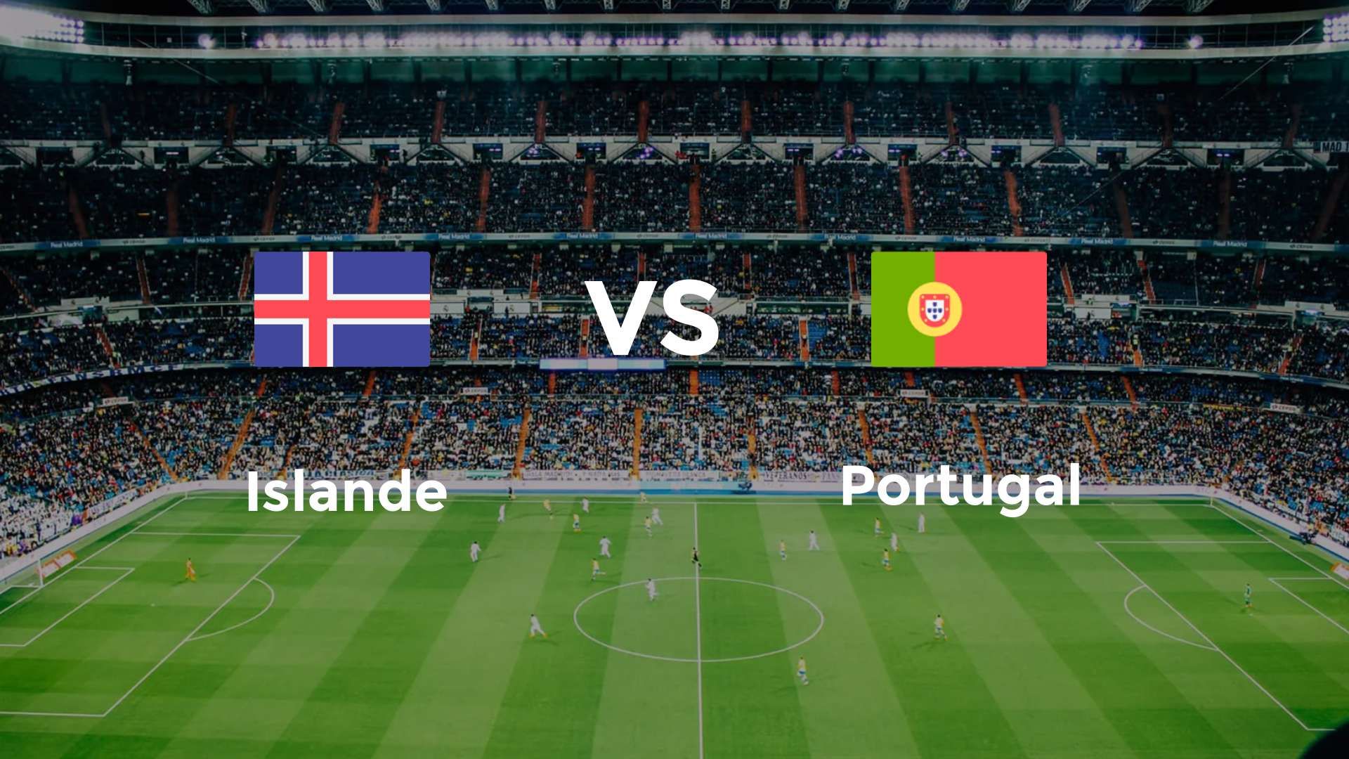Islande vs Portugal