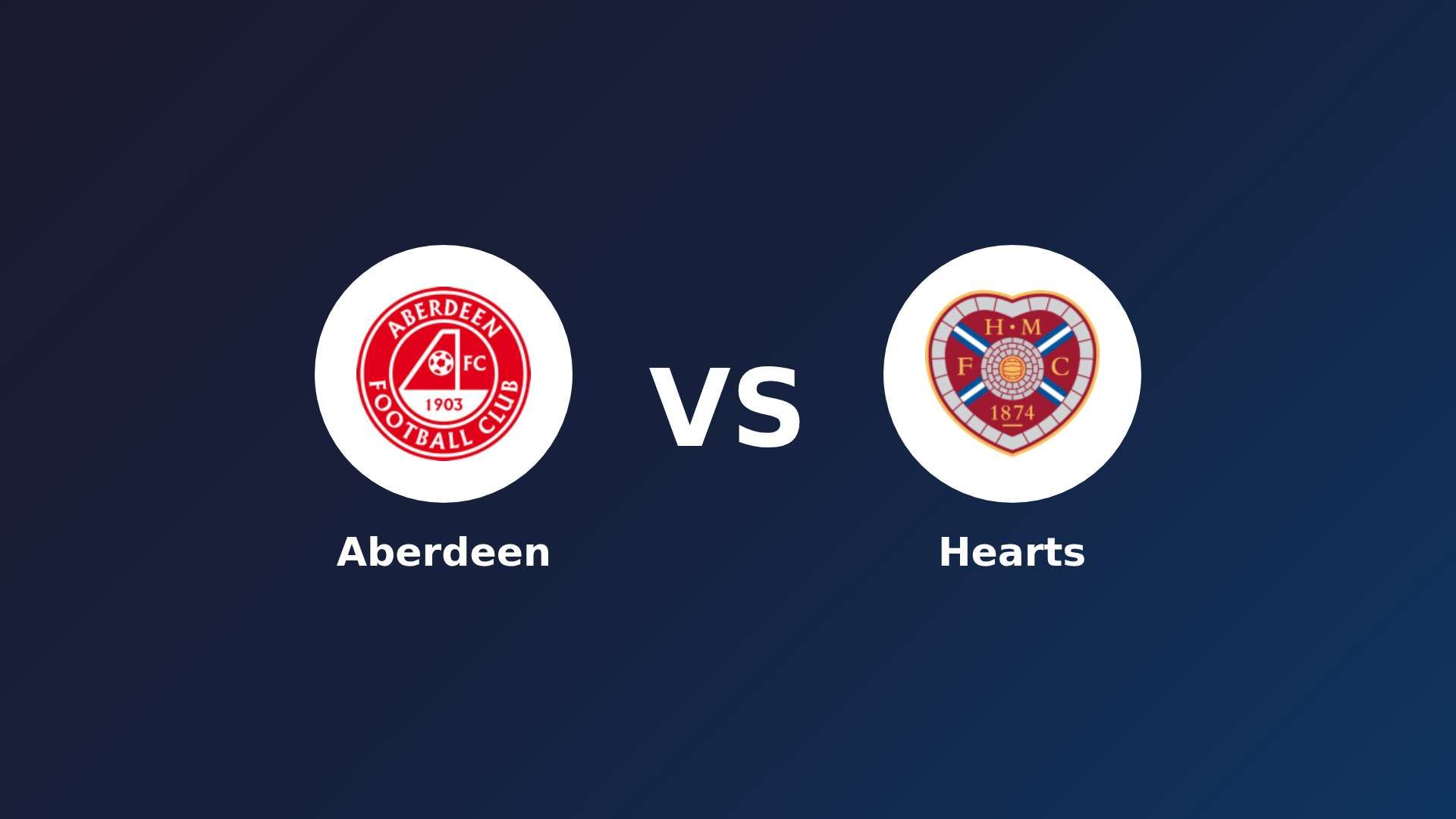 Aberdeen vs Hearts