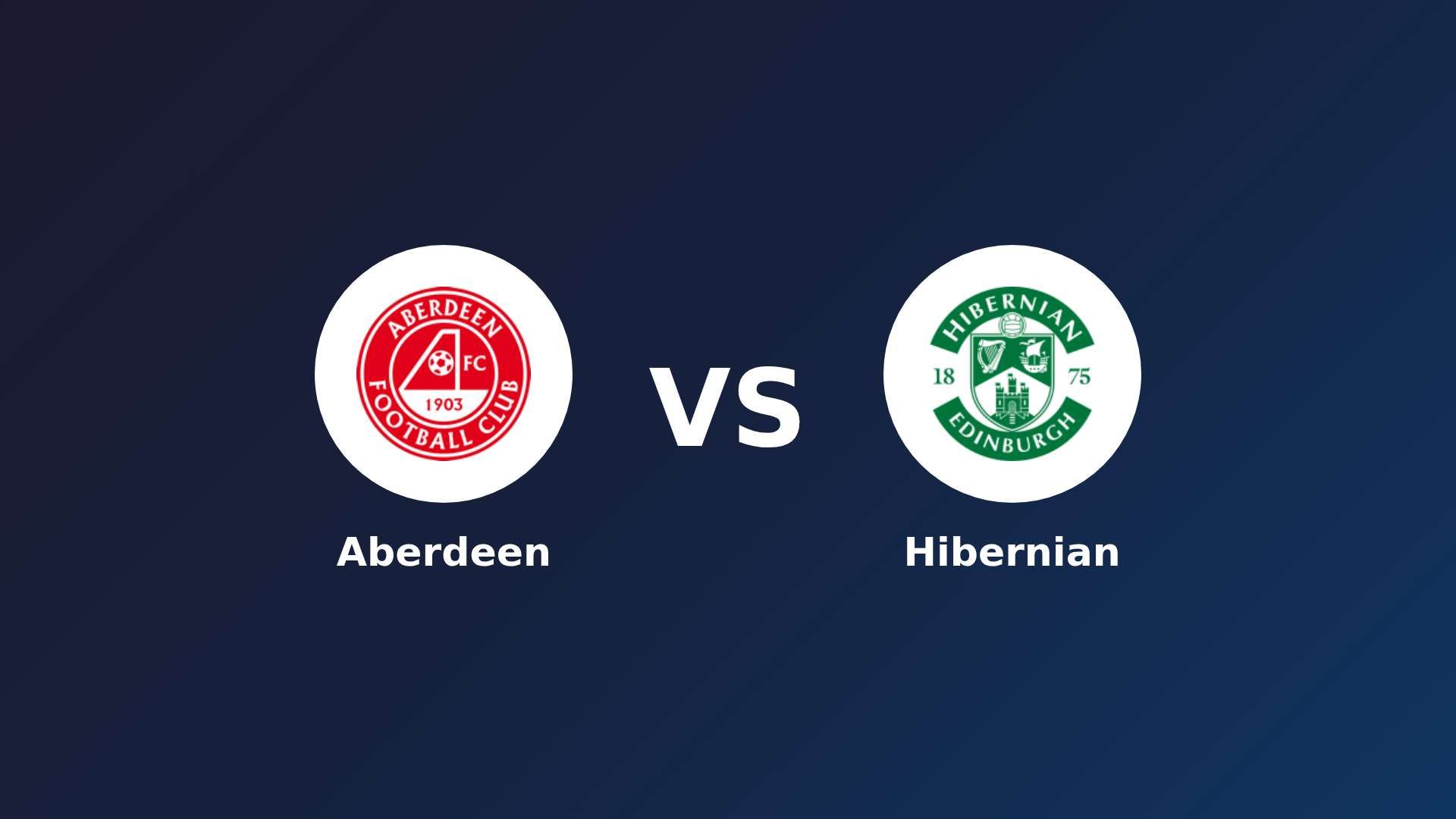 Aberdeen vs Hibernian