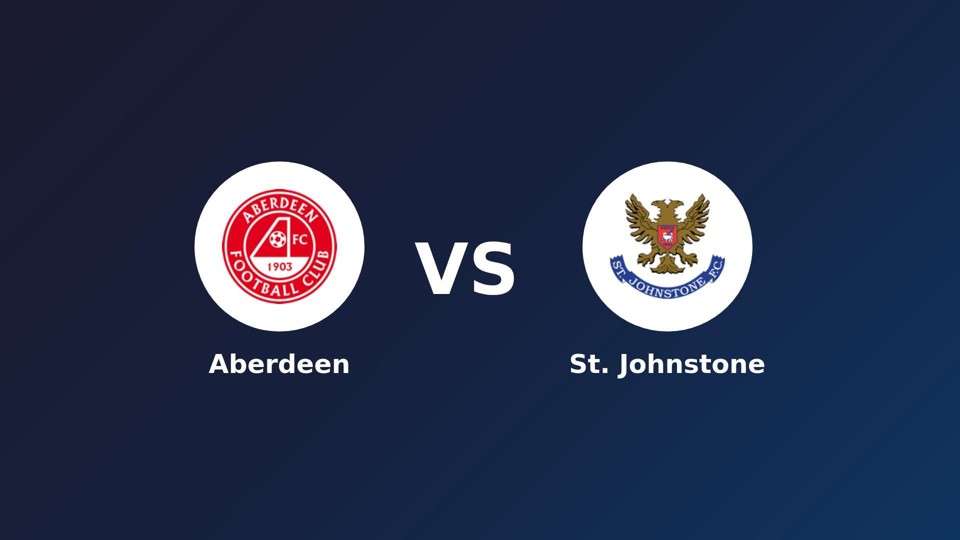 Aberdeen vs St. Johnstone