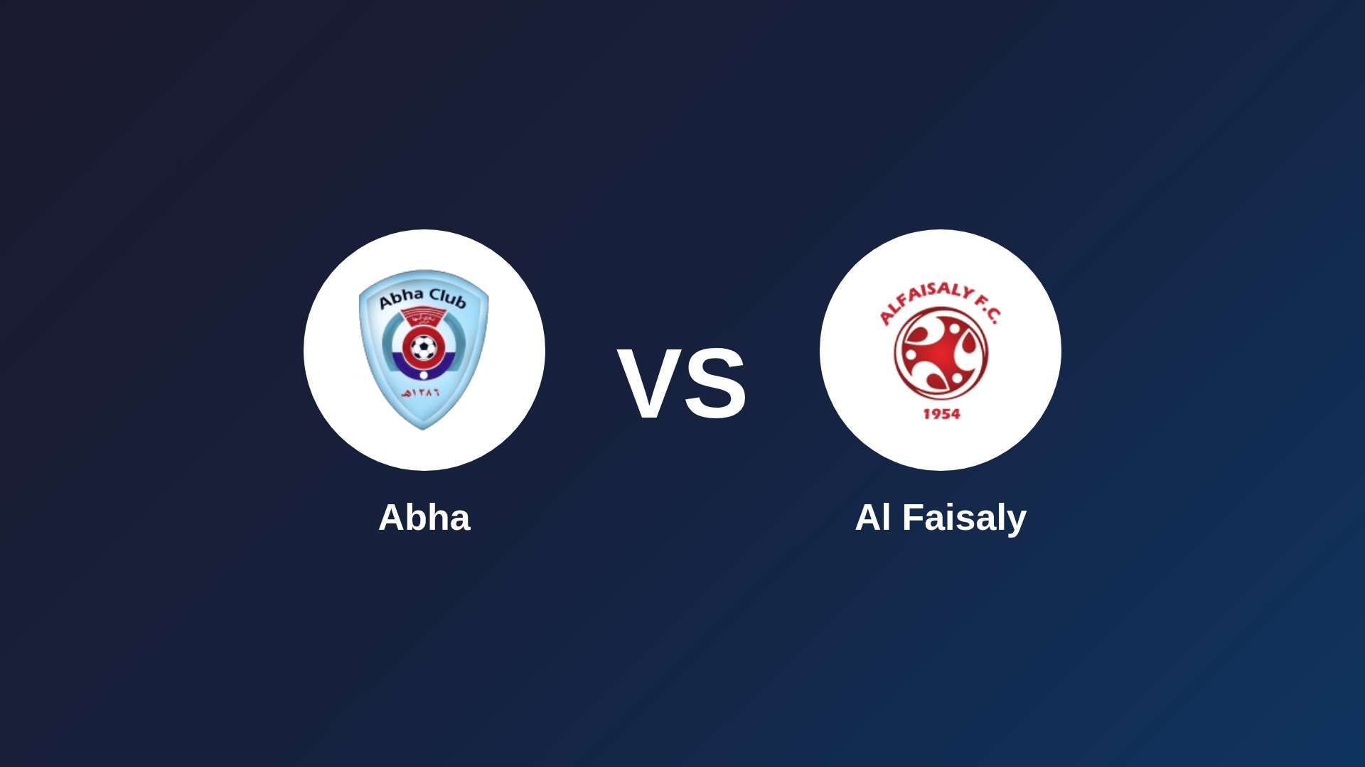 Abha vs Al Faisaly