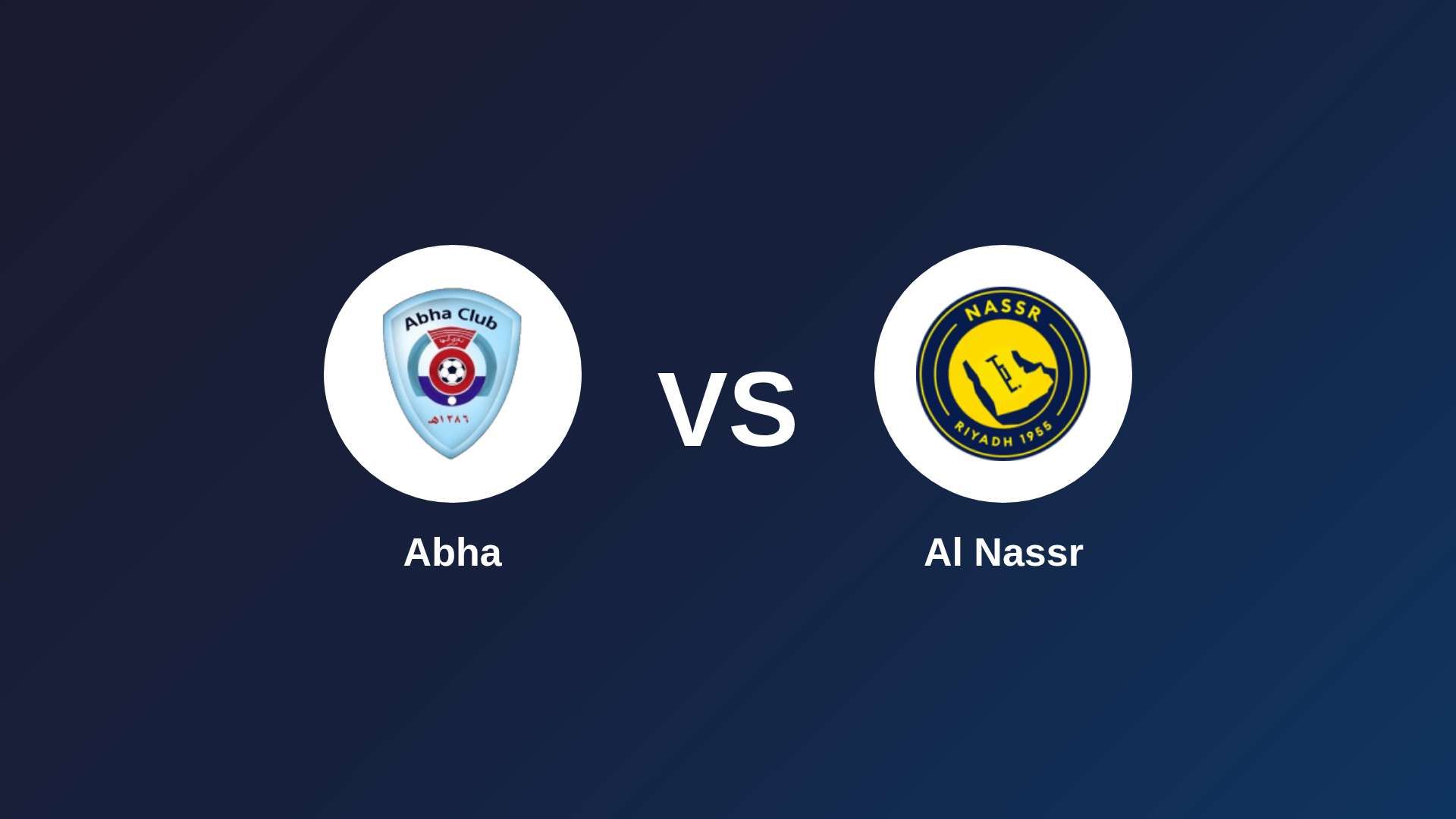 Abha vs Al Nassr