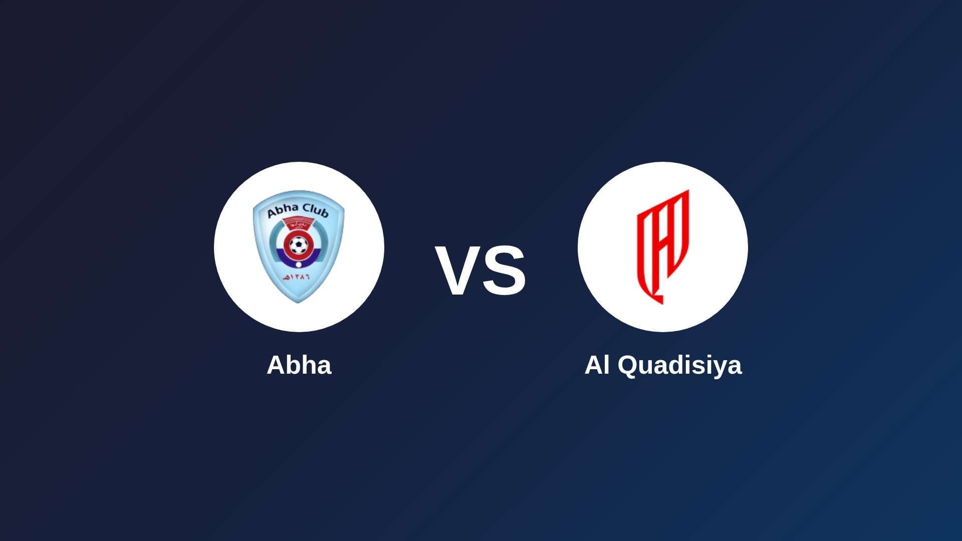 Abha vs Al-Qadsiah