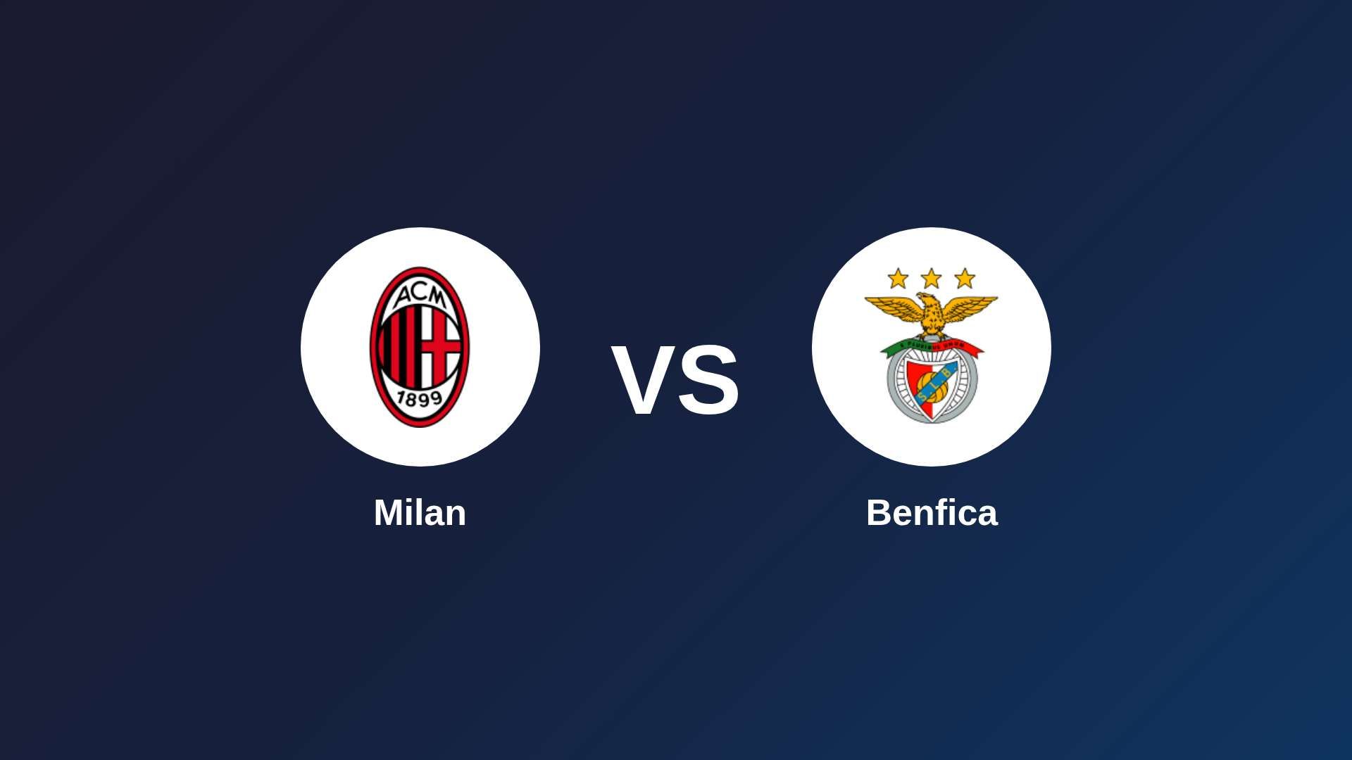 AC Milan vs Benfica