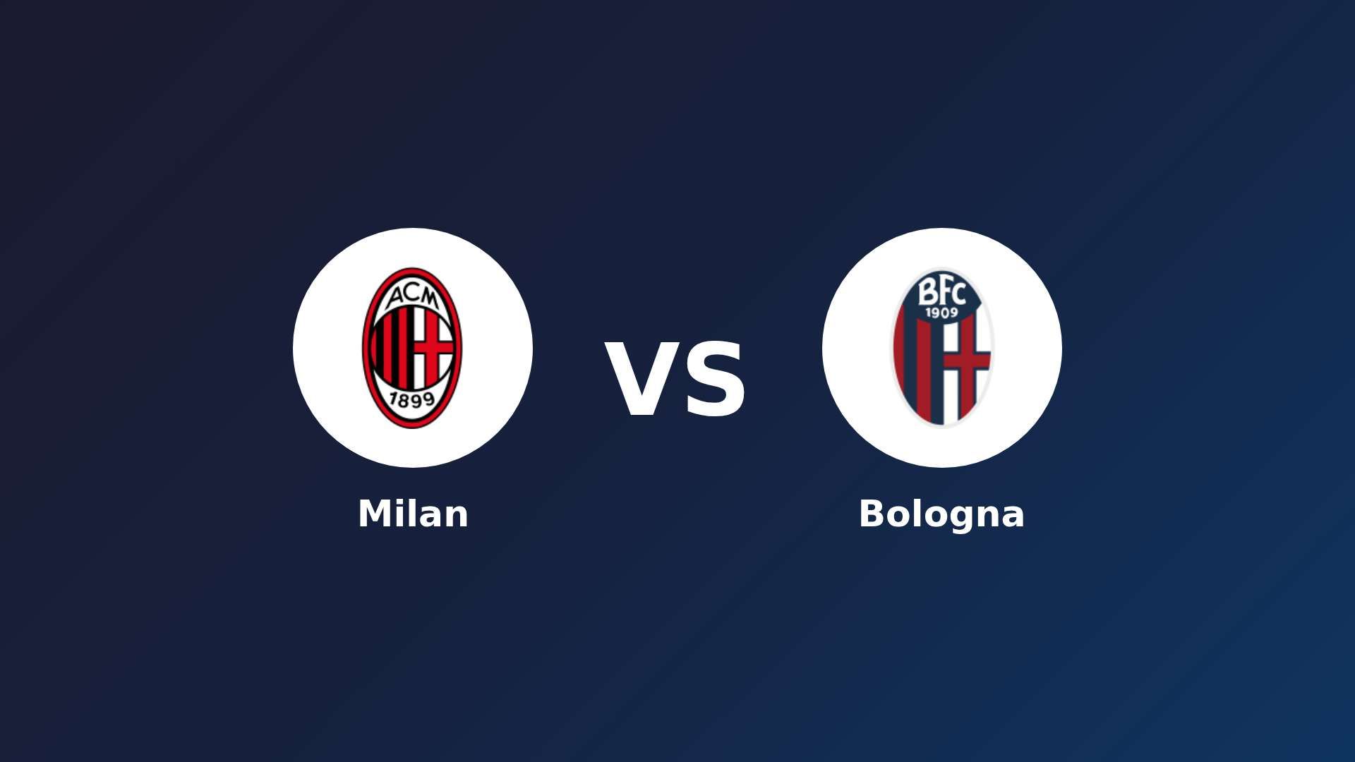 AC Milan vs Bologna