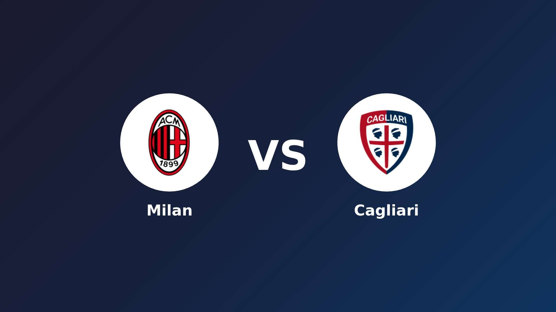 AC Milan vs Cagliari