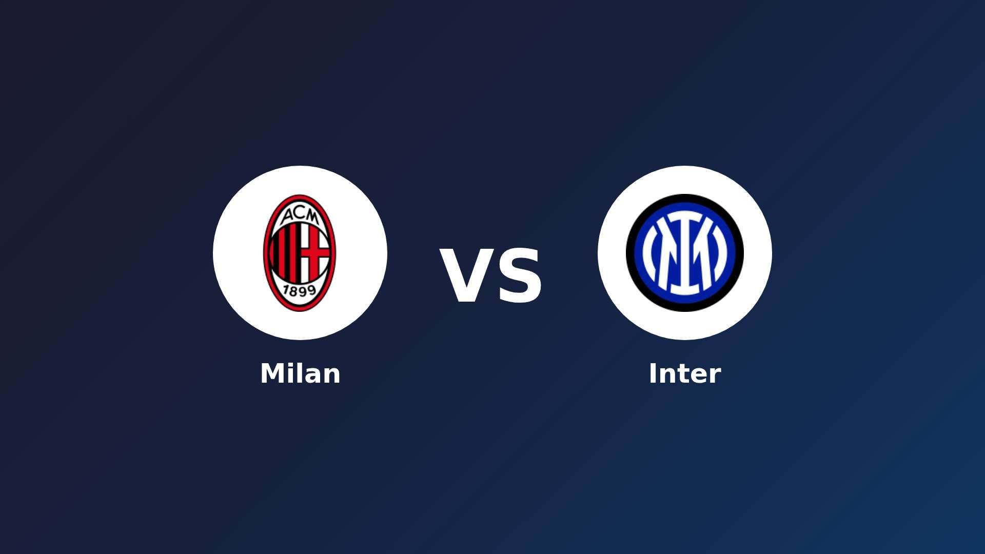 AC Milan vs Inter