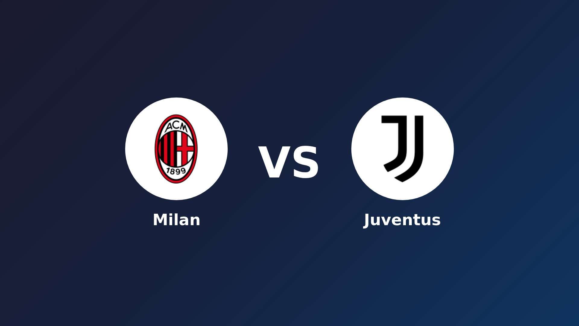 AC Milan vs Juventus