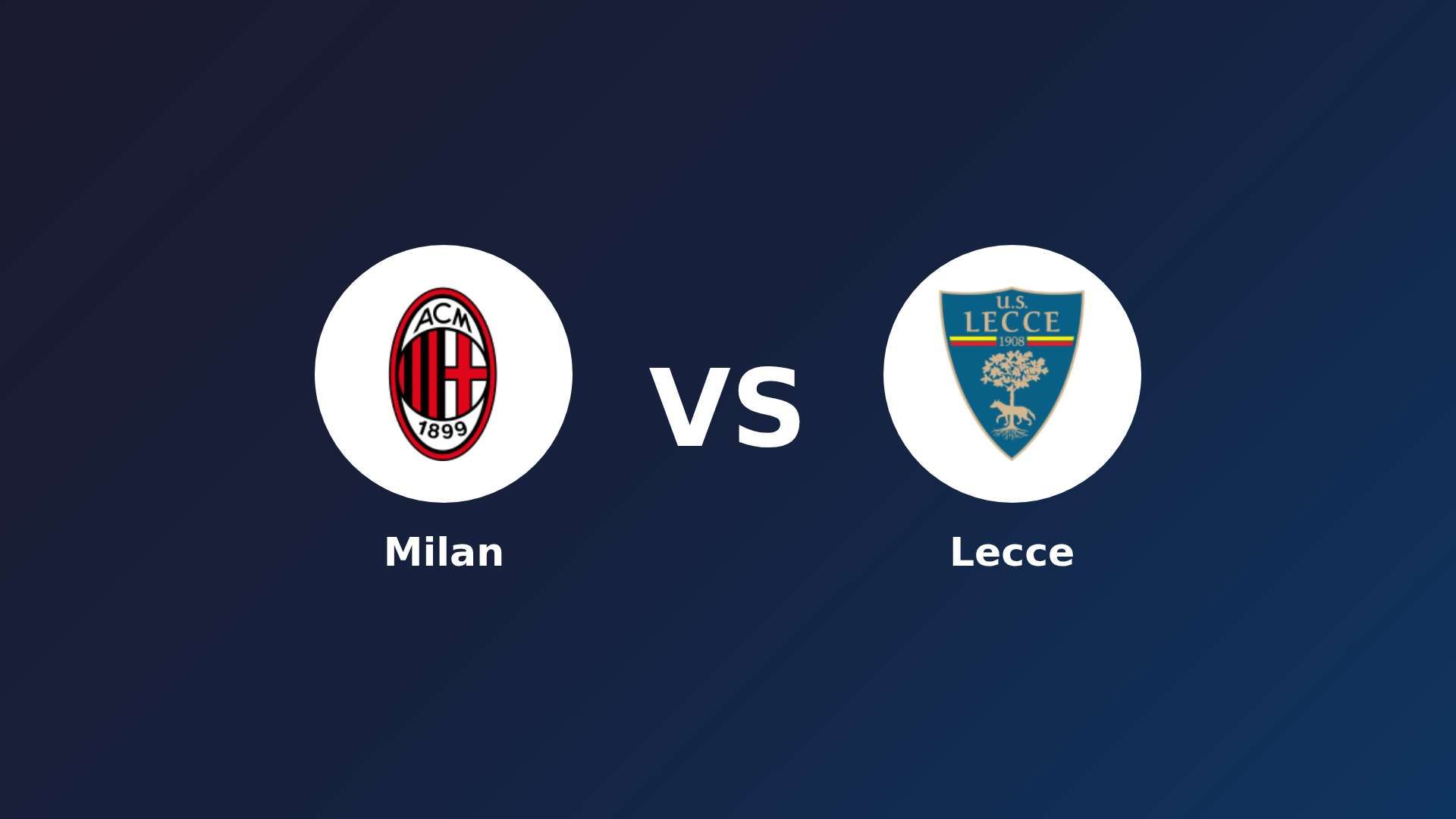 AC Milan vs Lecce