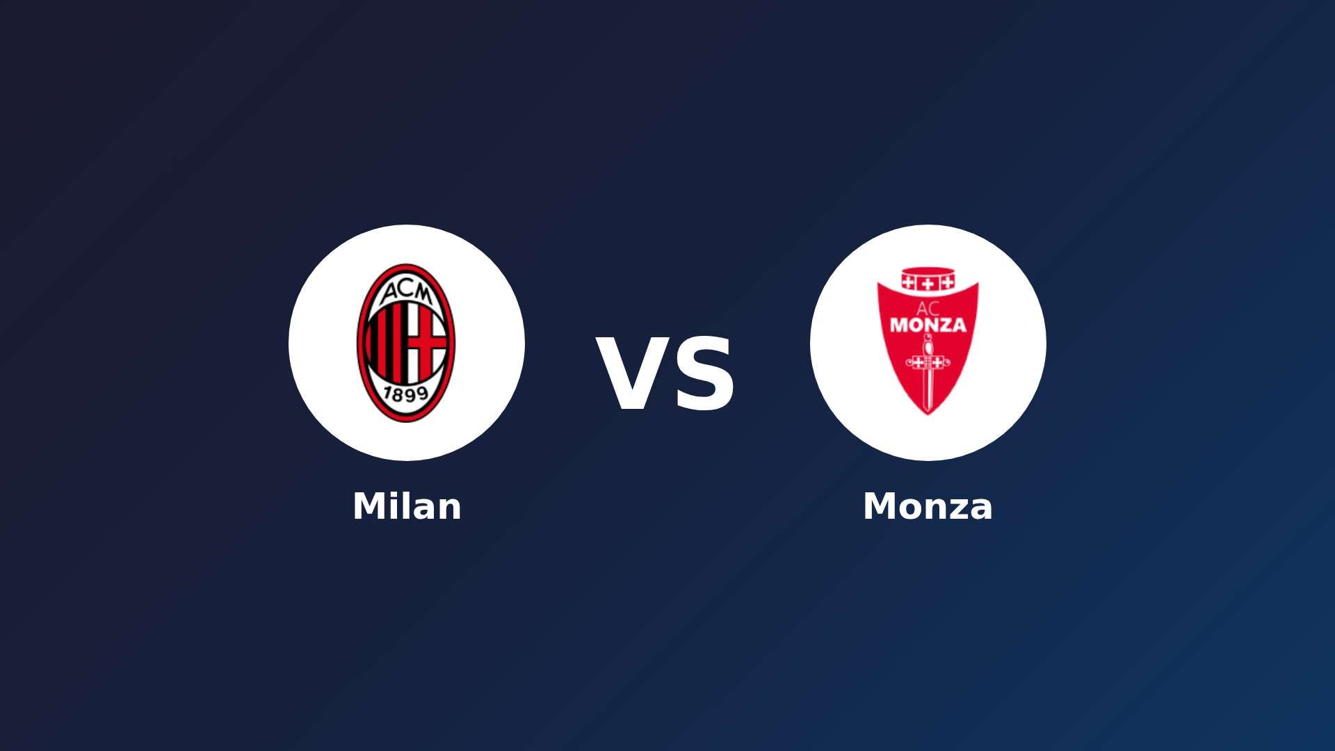 AC Milan vs Monza