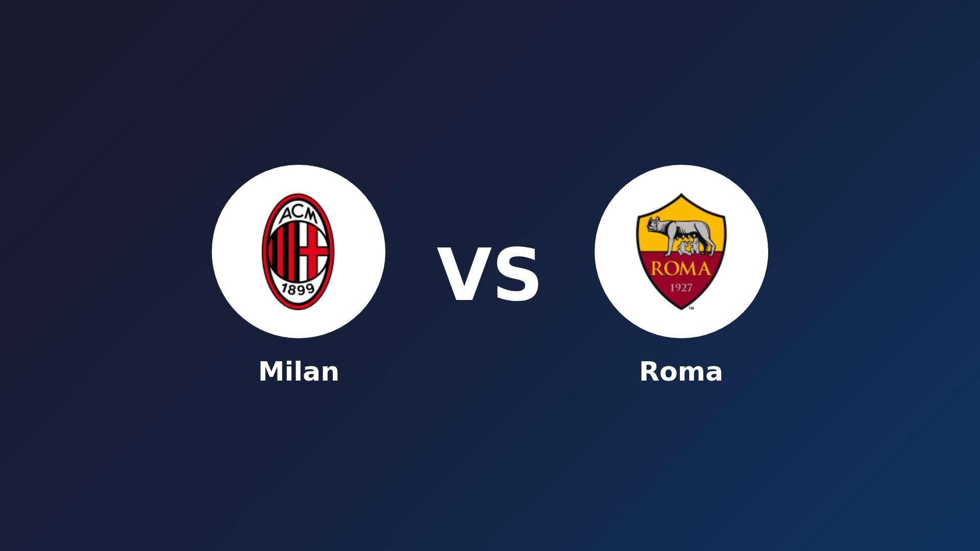 AC Milan vs Roma