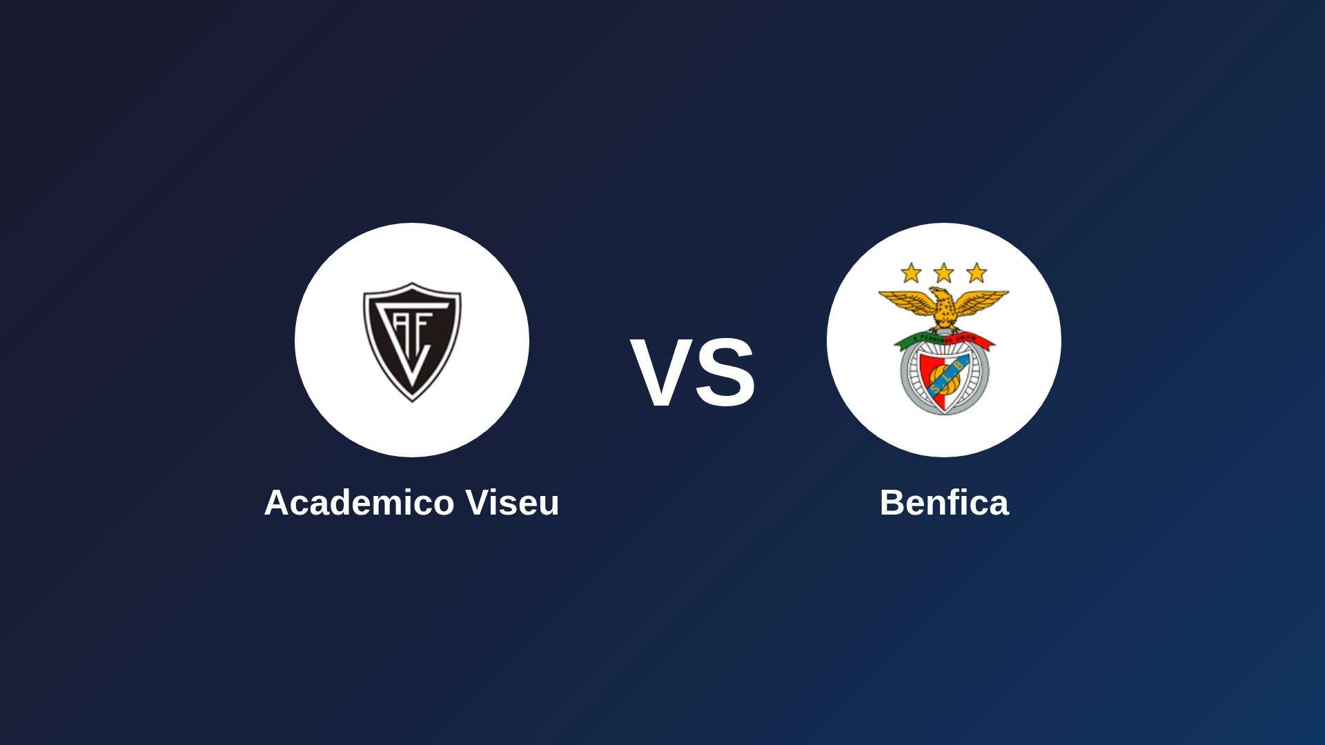 Academico Viseu vs Benfica