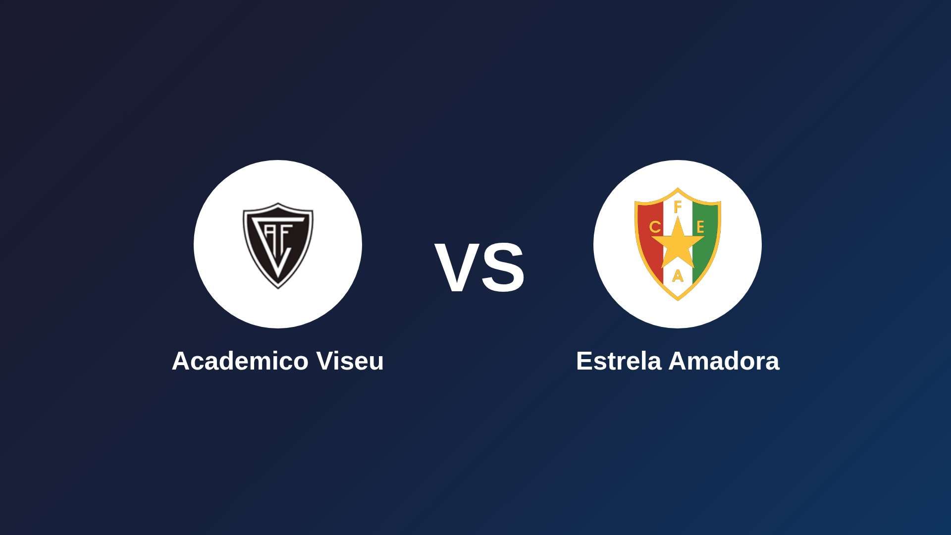 Academico Viseu vs Estrela Amadora