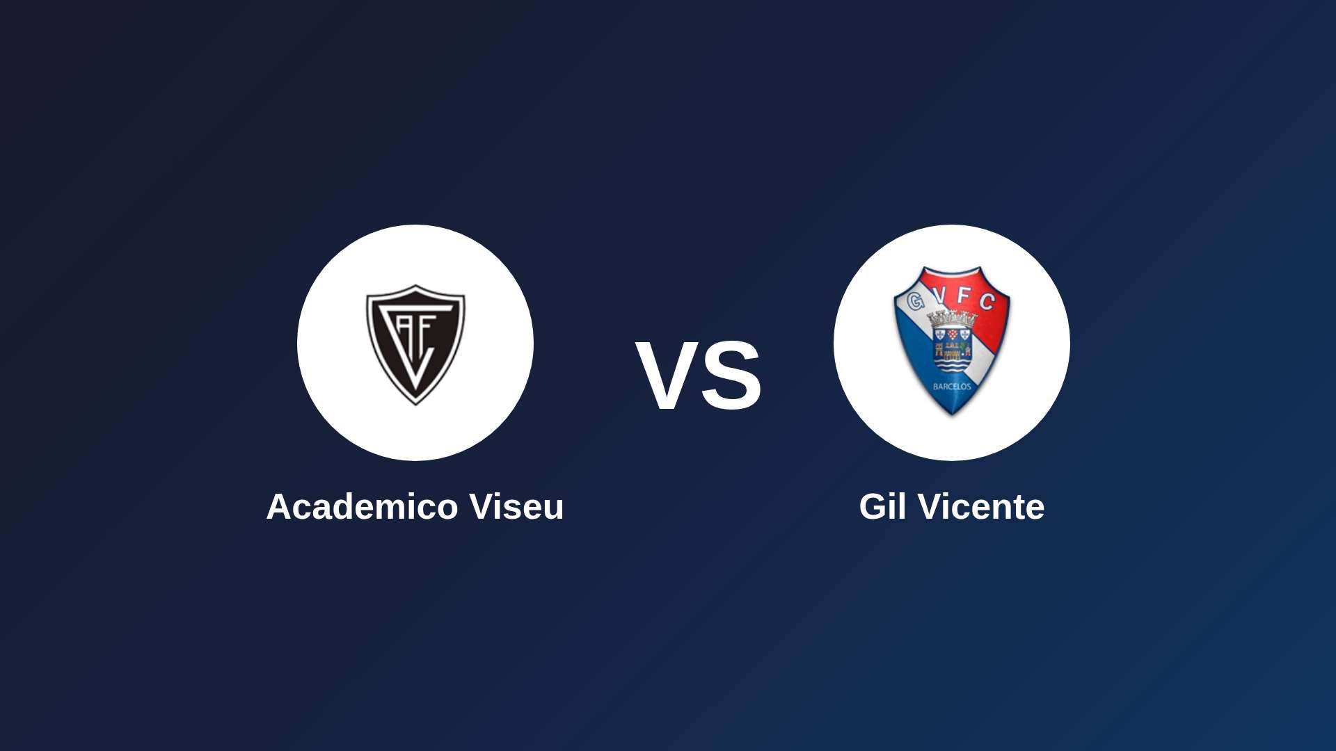 Academico Viseu vs Gil Vicente