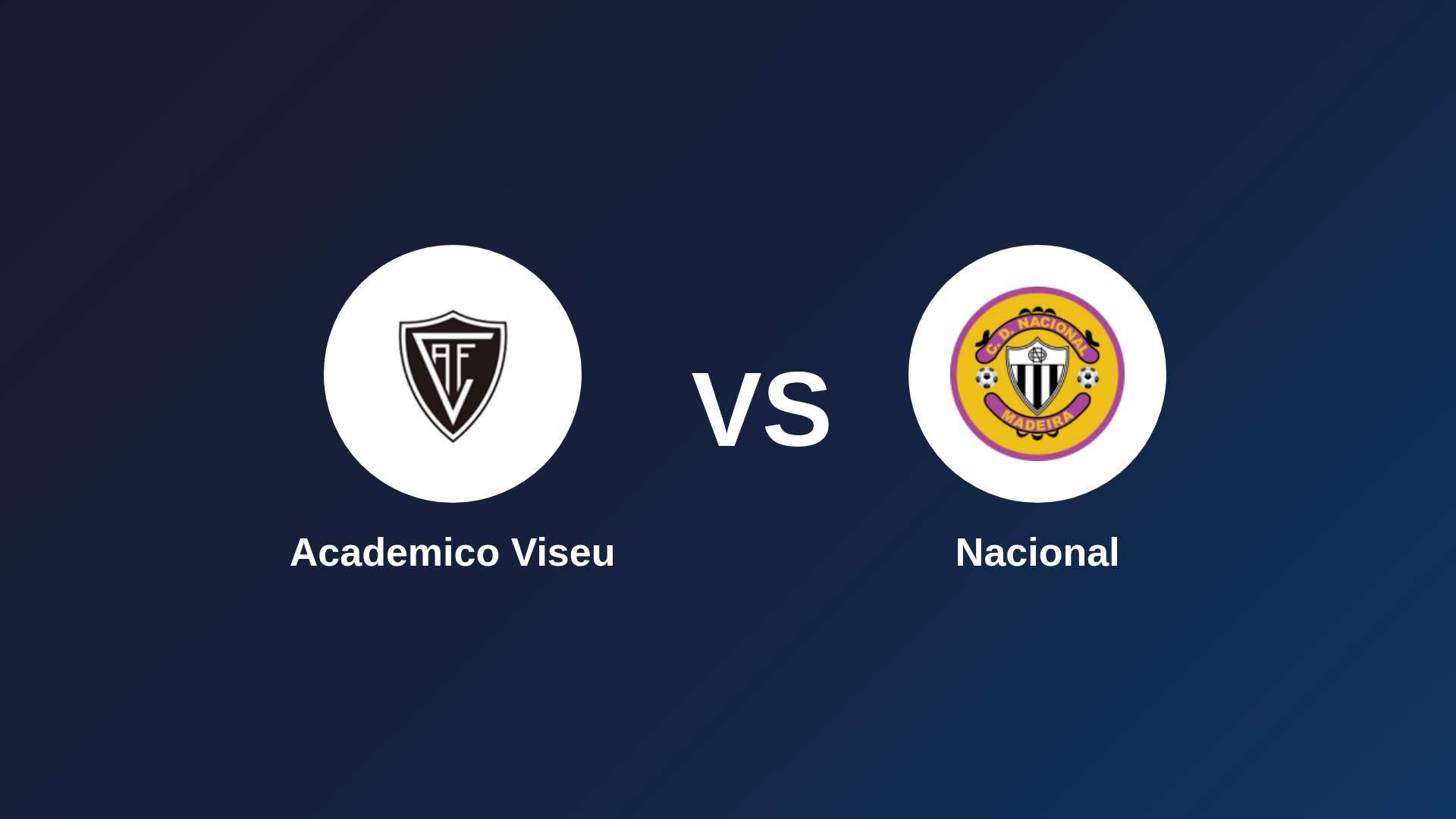 Academico Viseu vs Nacional