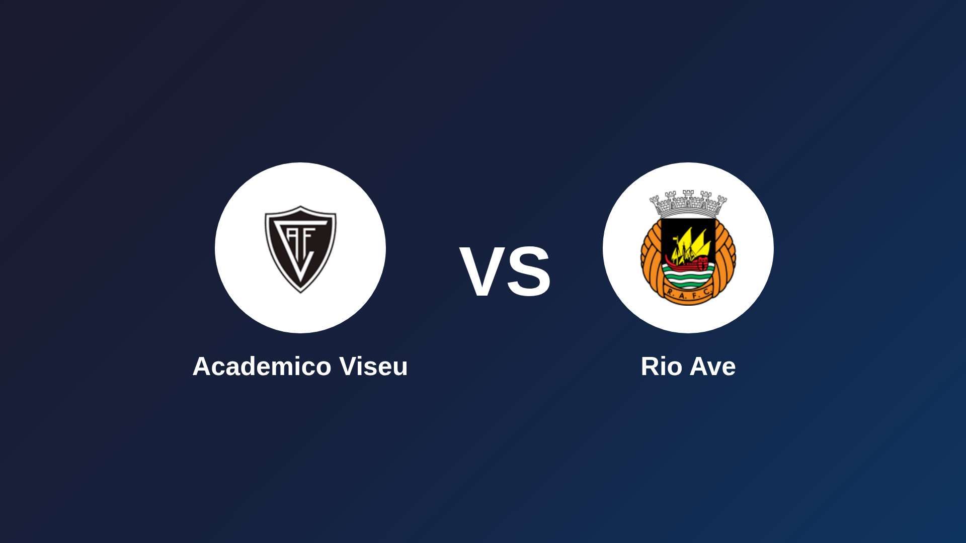 Academico Viseu vs Rio Ave
