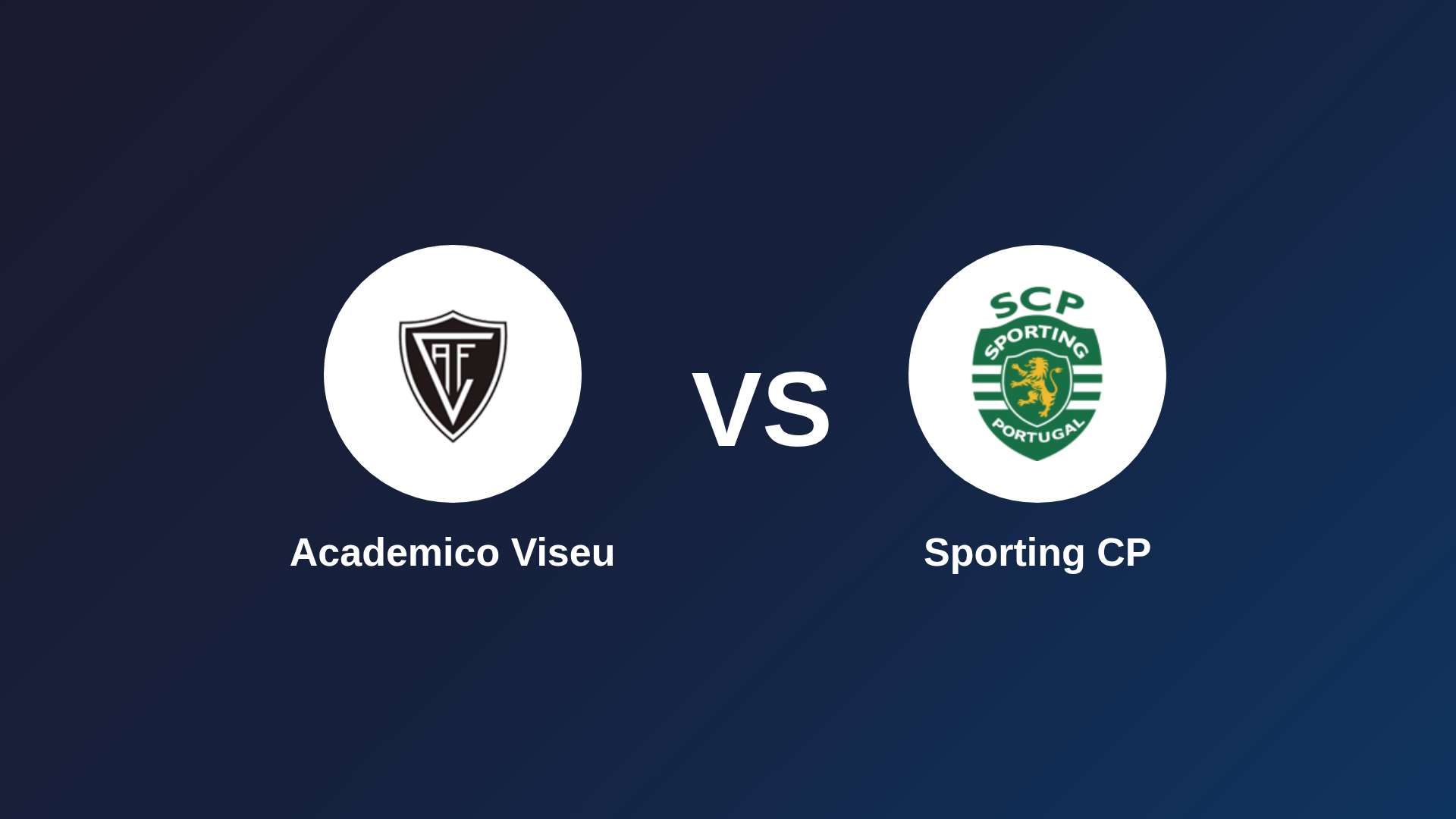 Academico Viseu vs Sporting CP