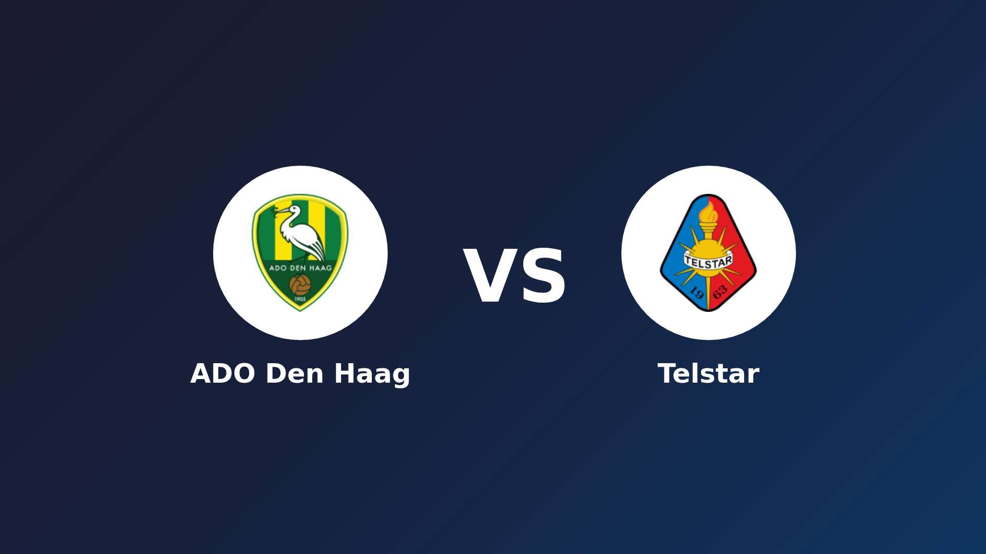 ADO Den Haag vs Telstar