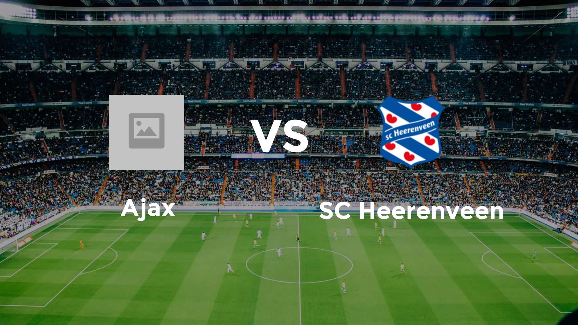 Ajax vs SC Heerenveen