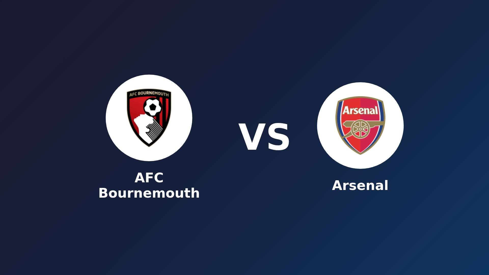 AFC Bournemouth vs Arsenal