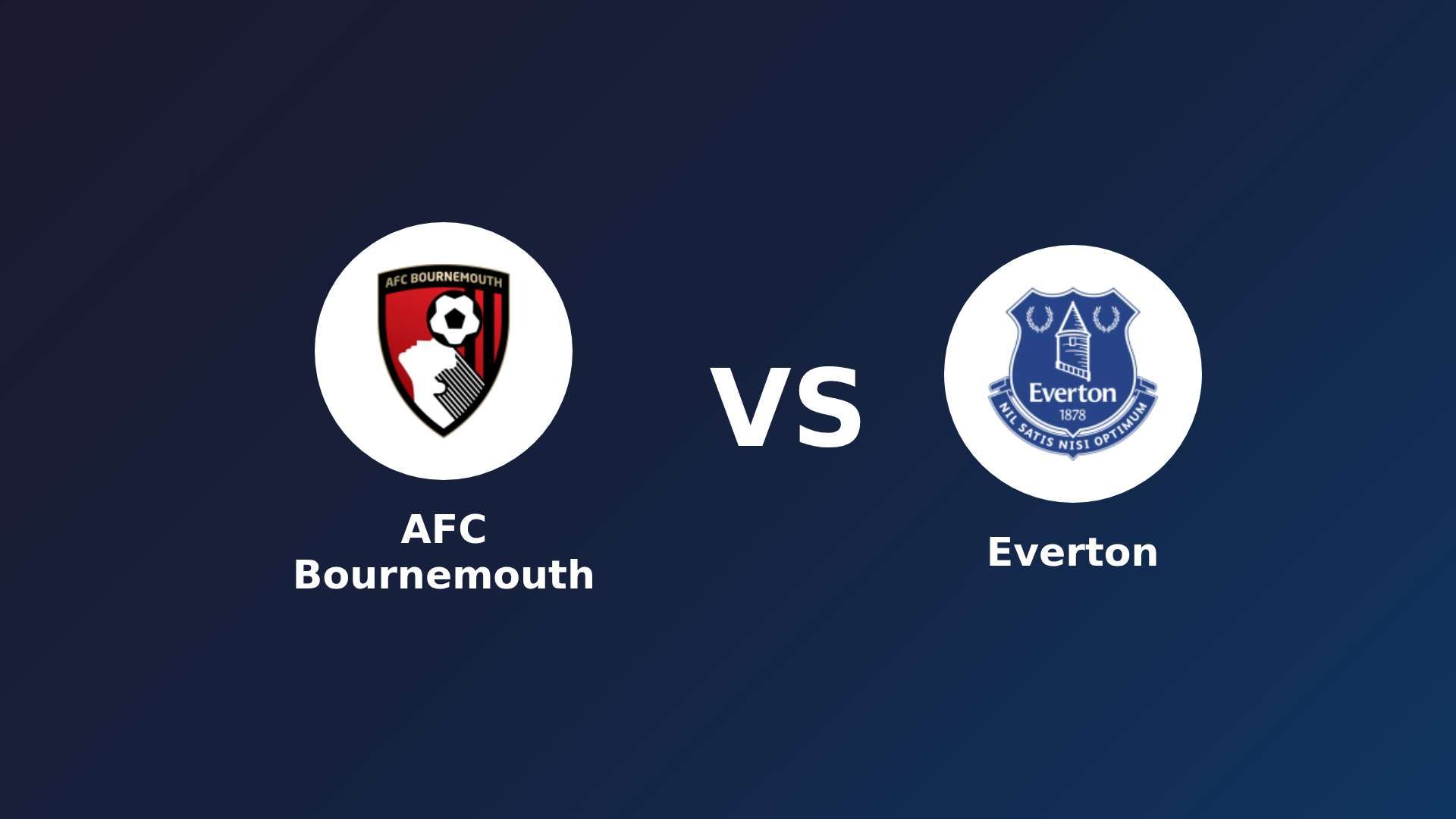 AFC Bournemouth vs Everton