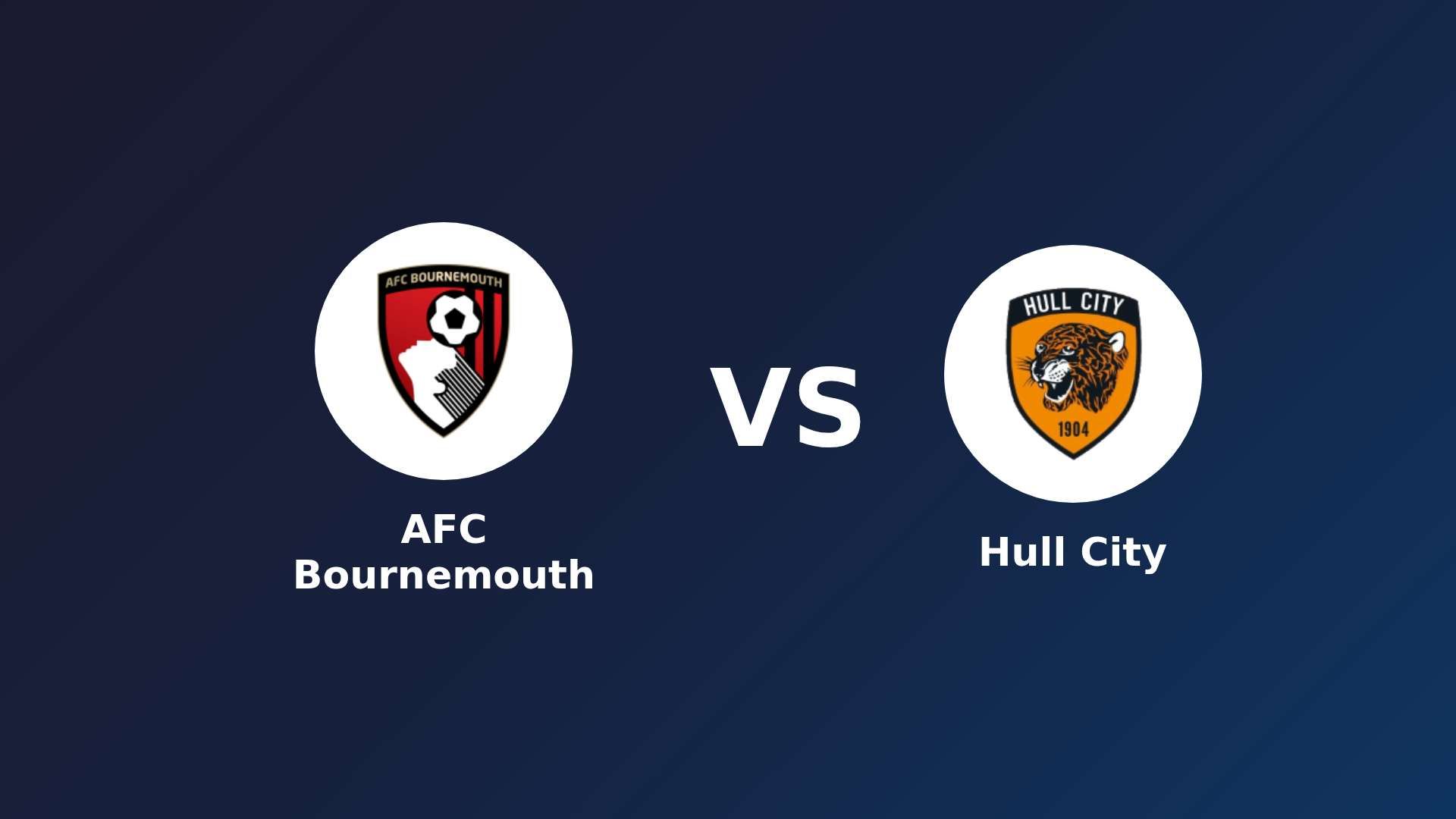 AFC Bournemouth vs Hull City