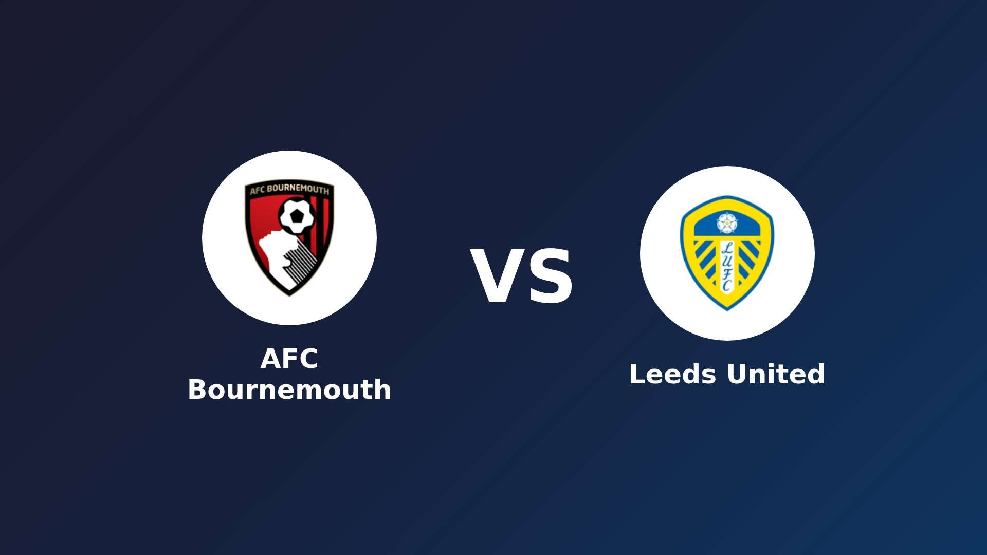 AFC Bournemouth vs Leeds United