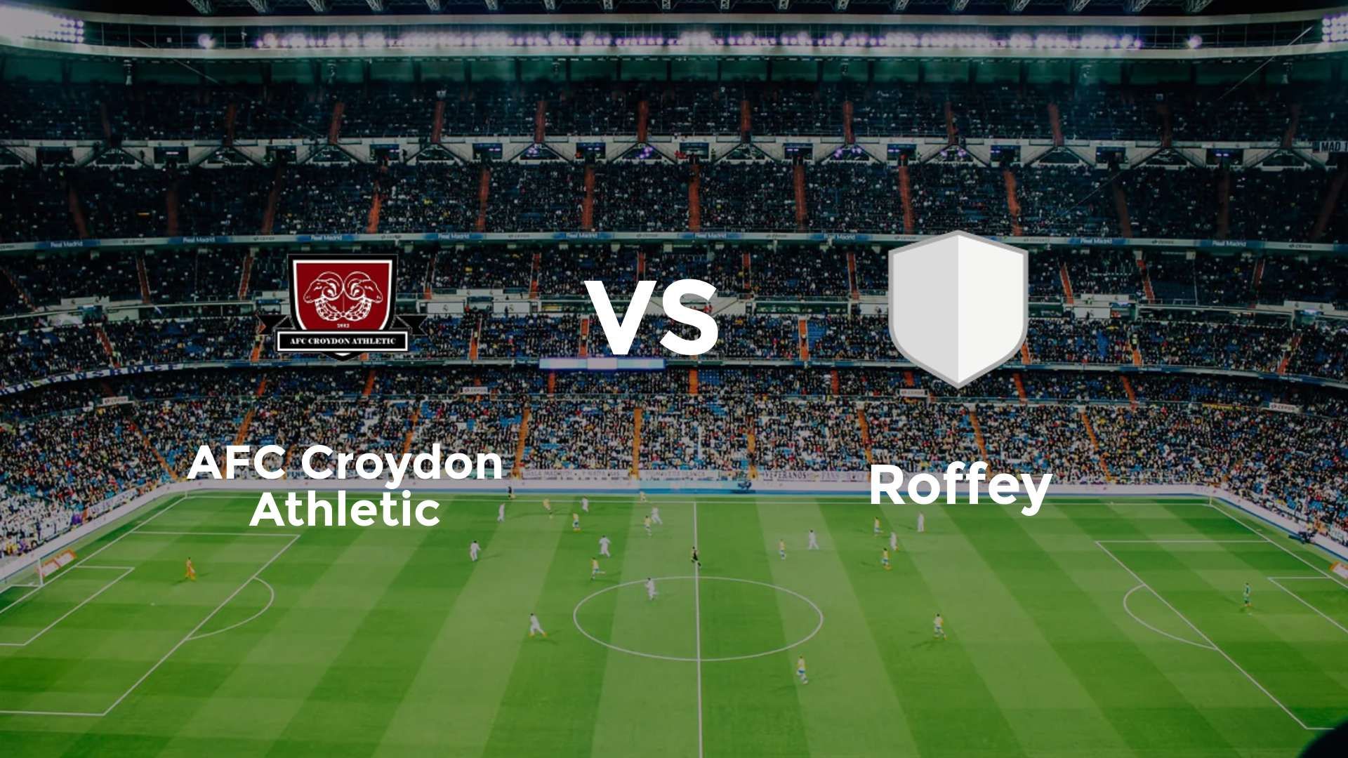 AFC Croydon Athletic vs Roffey