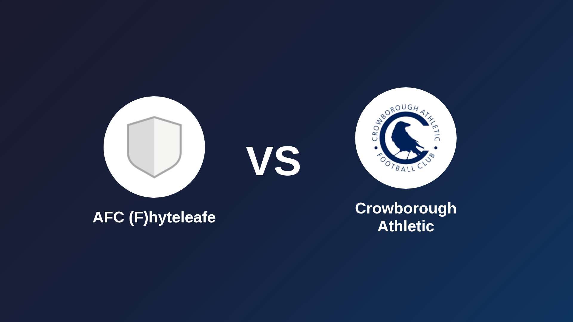 AFC (F)hyteleafe vs Crowborough Athletic