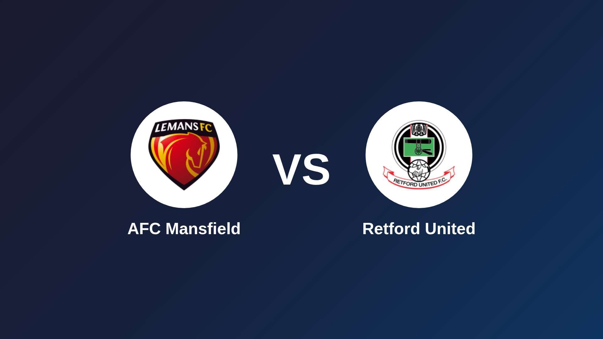 AFC Mansfield vs Retford United