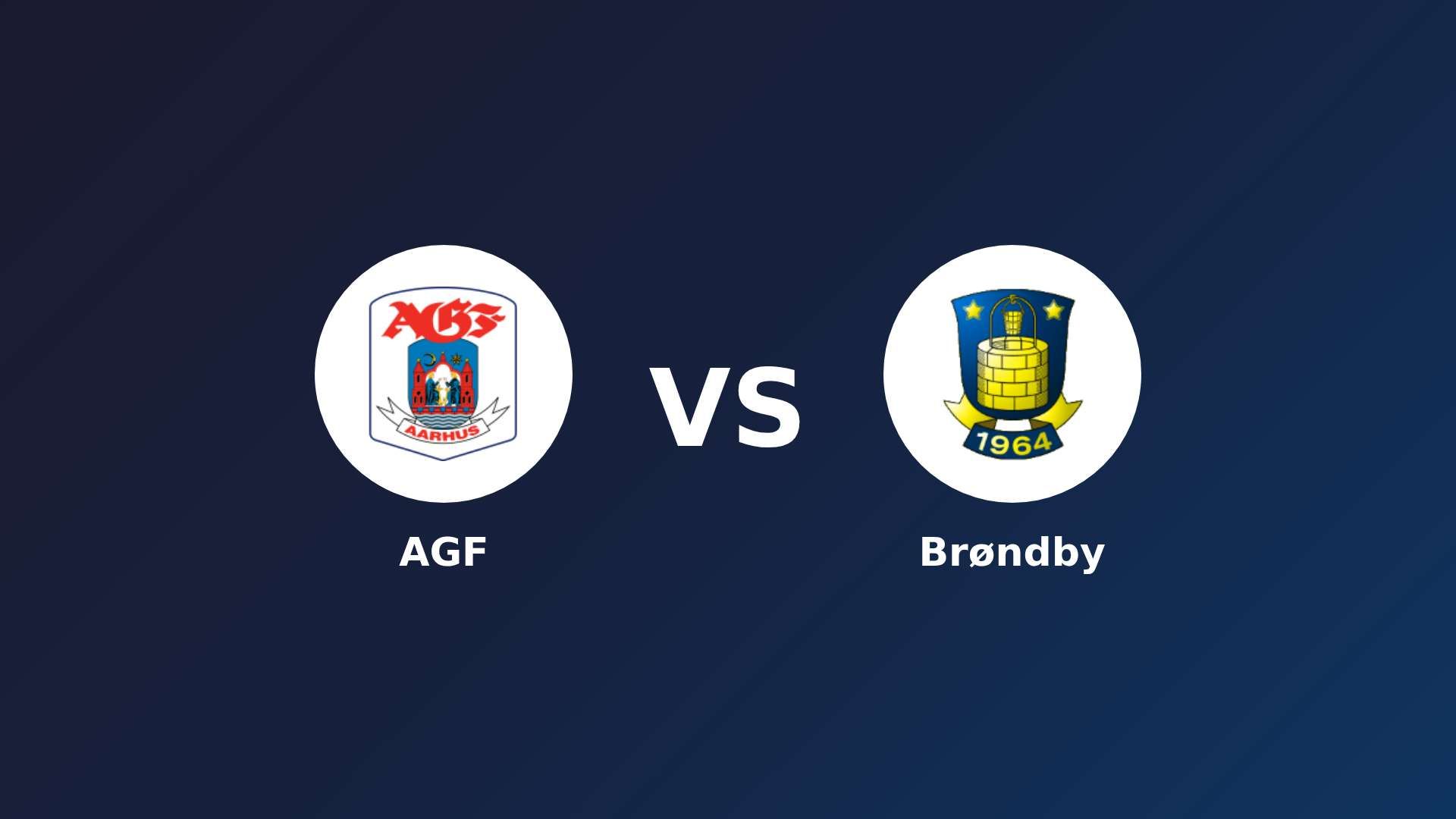 AGF vs Brøndby IF