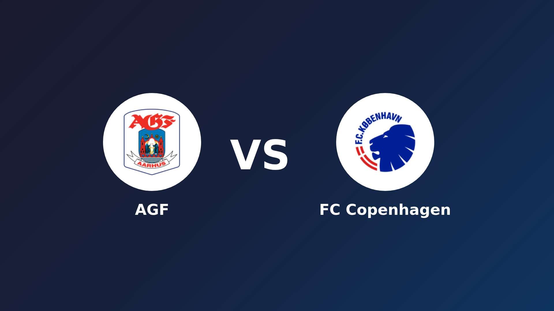 AGF vs FC København