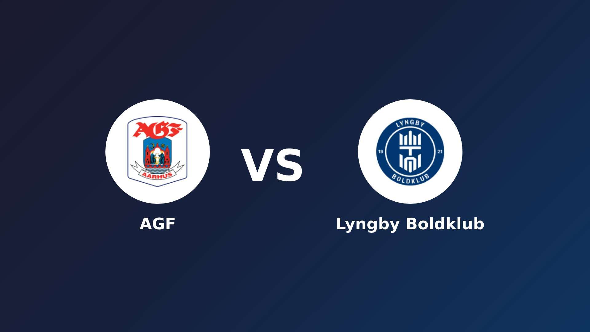 AGF vs Lyngby Boldklub