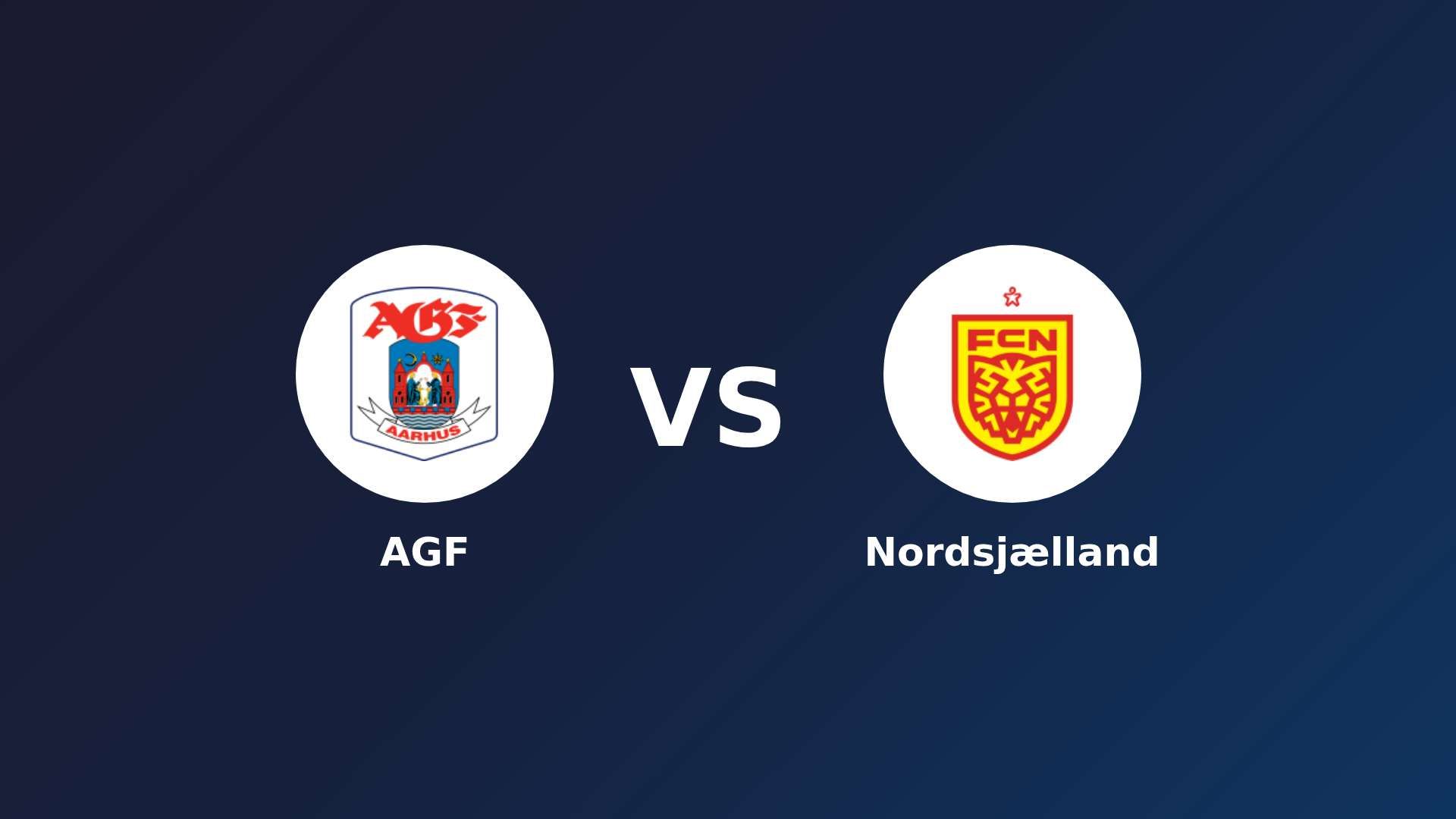 AGF vs Nordsjælland