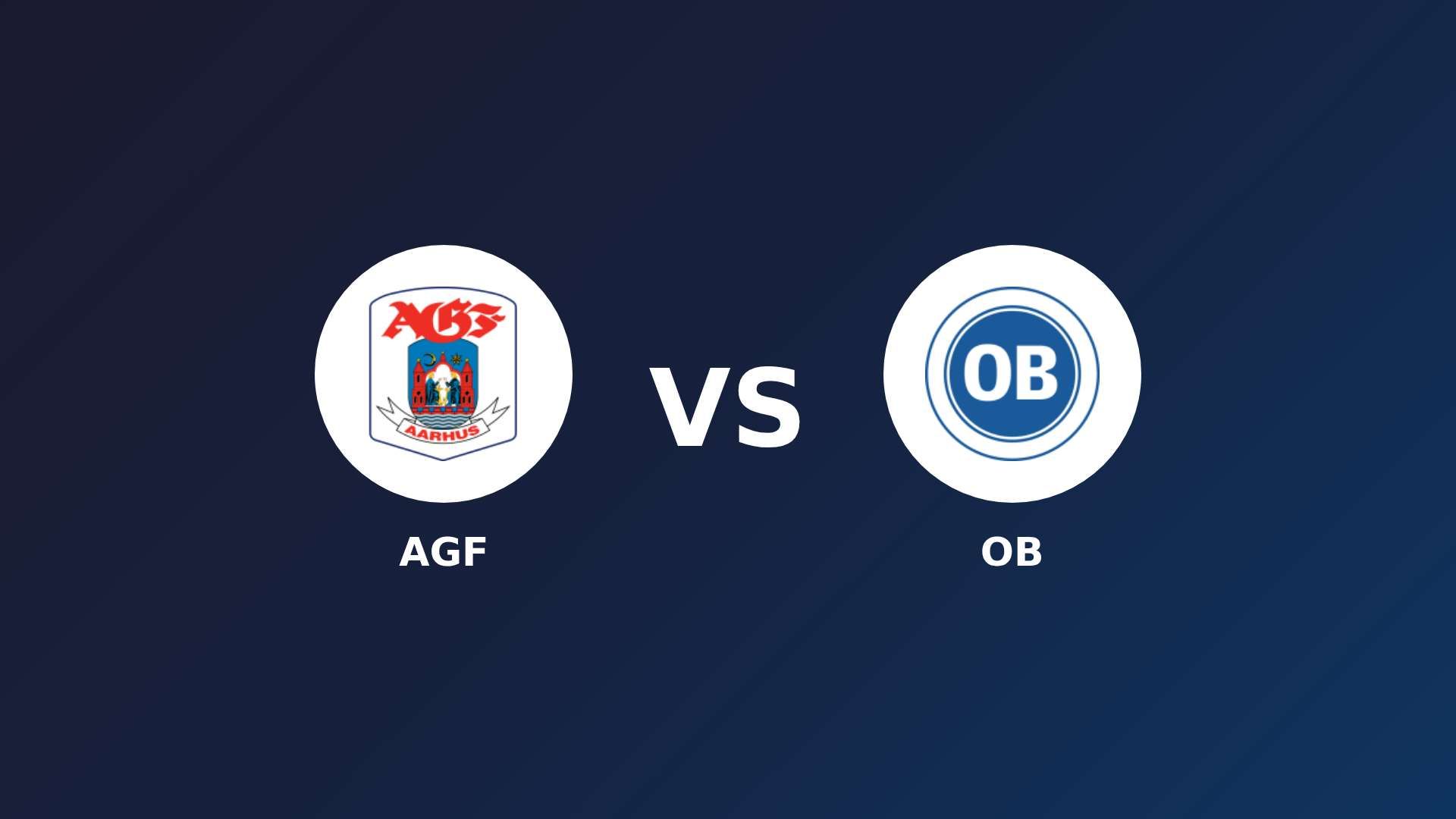 AGF vs Odense BK