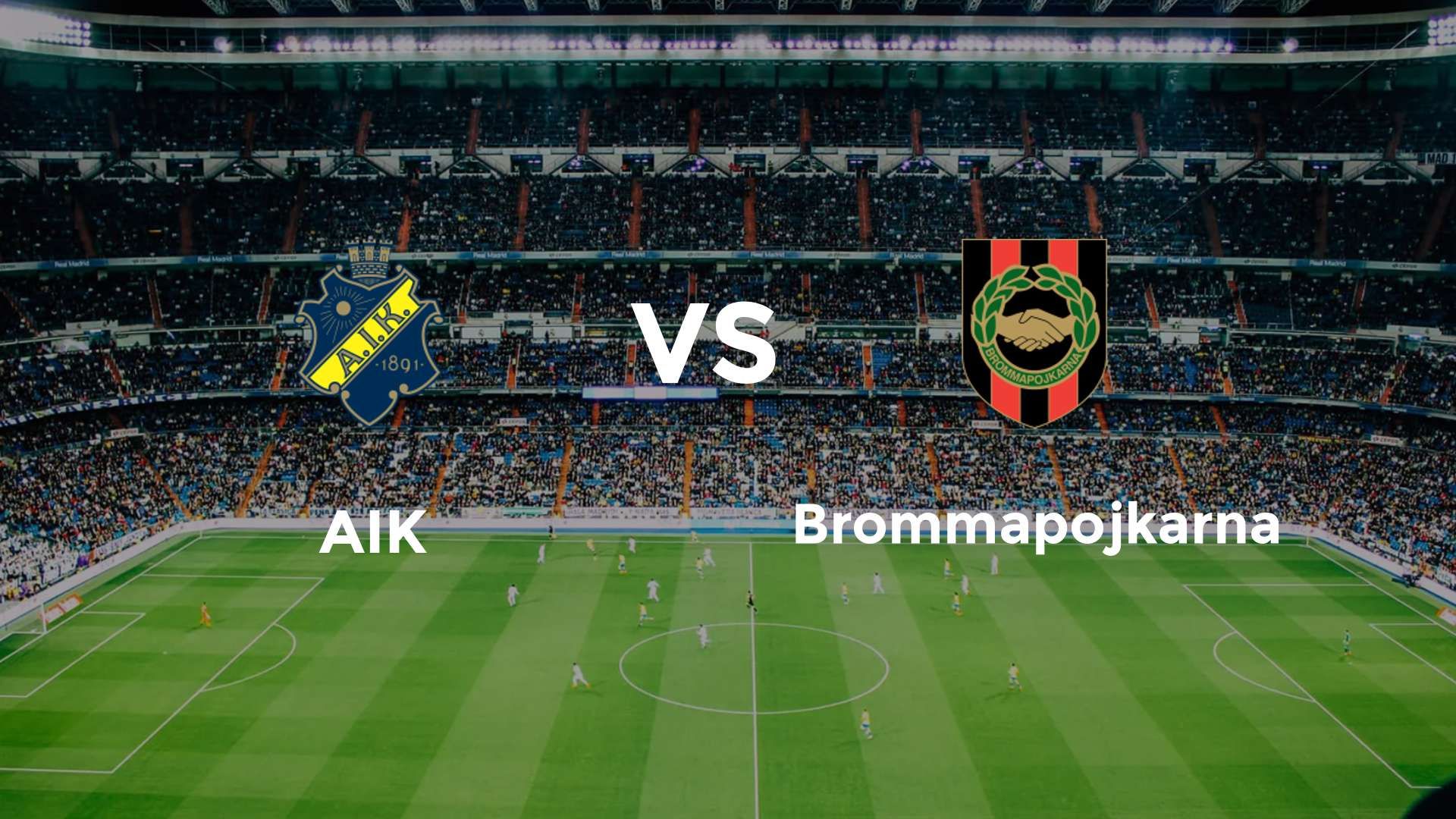 AIK vs Brommapojkarna
