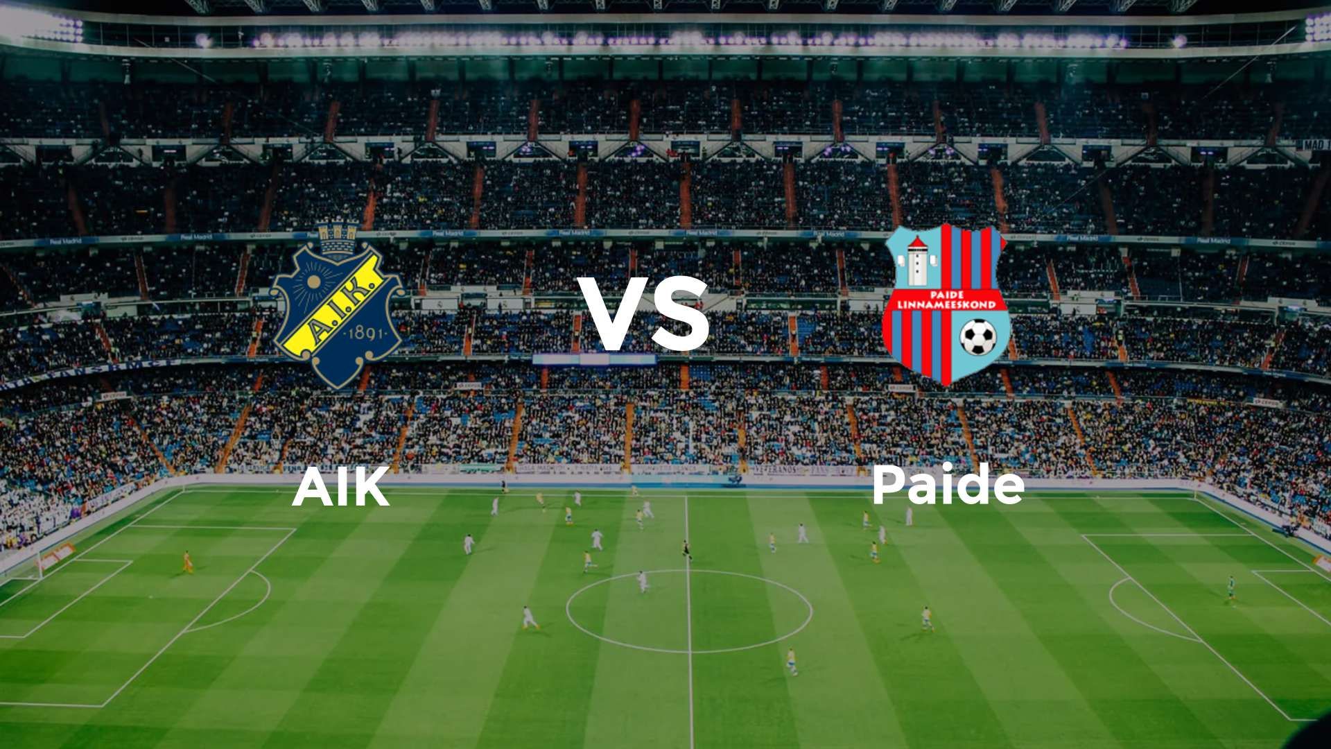 AIK vs Paide