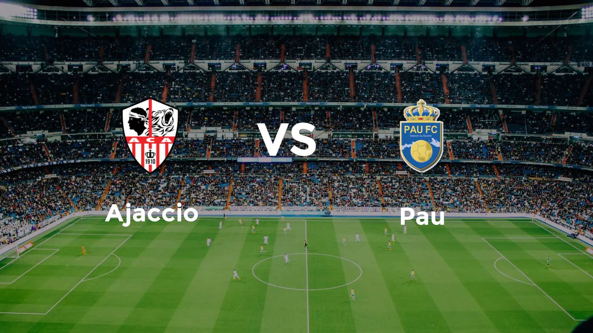 Ajaccio vs Pau