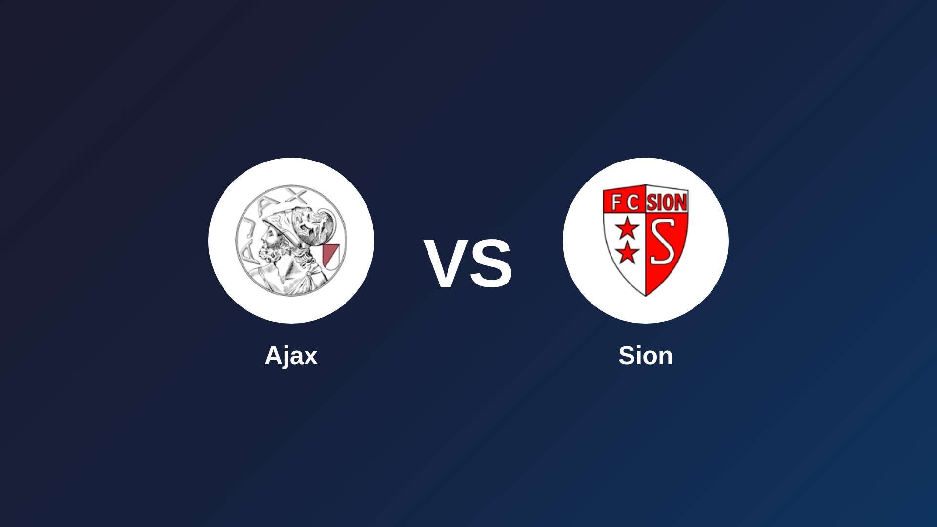 Ajax vs Sion