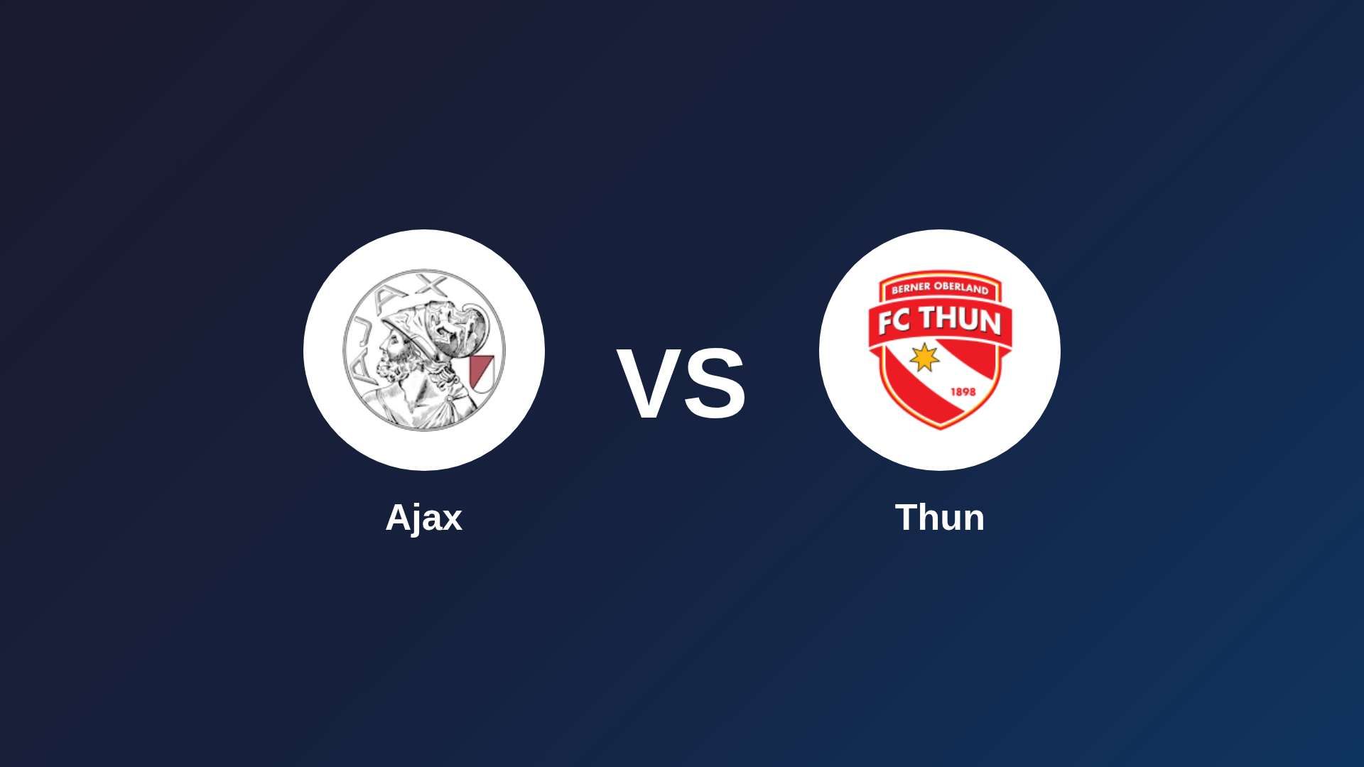 Ajax vs Thun