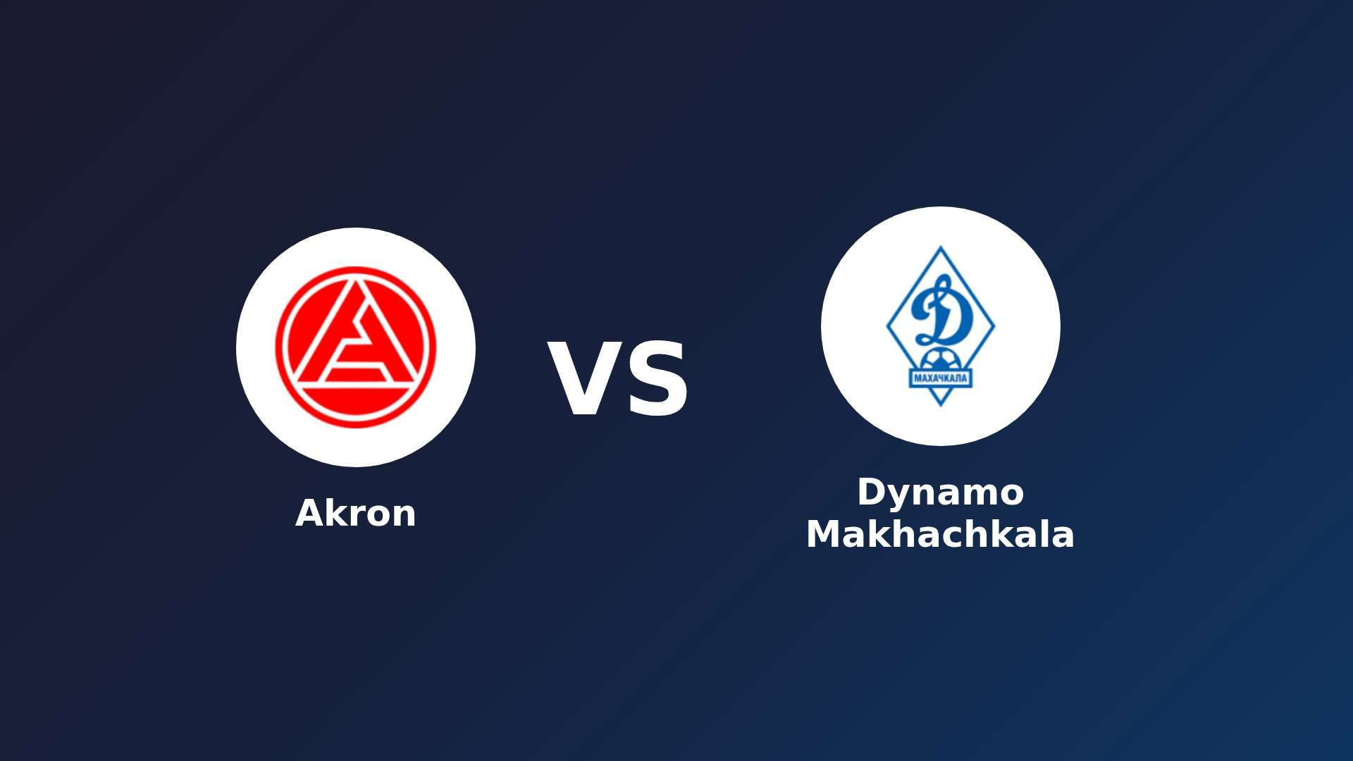 Akron vs Dynamo Makhachkala