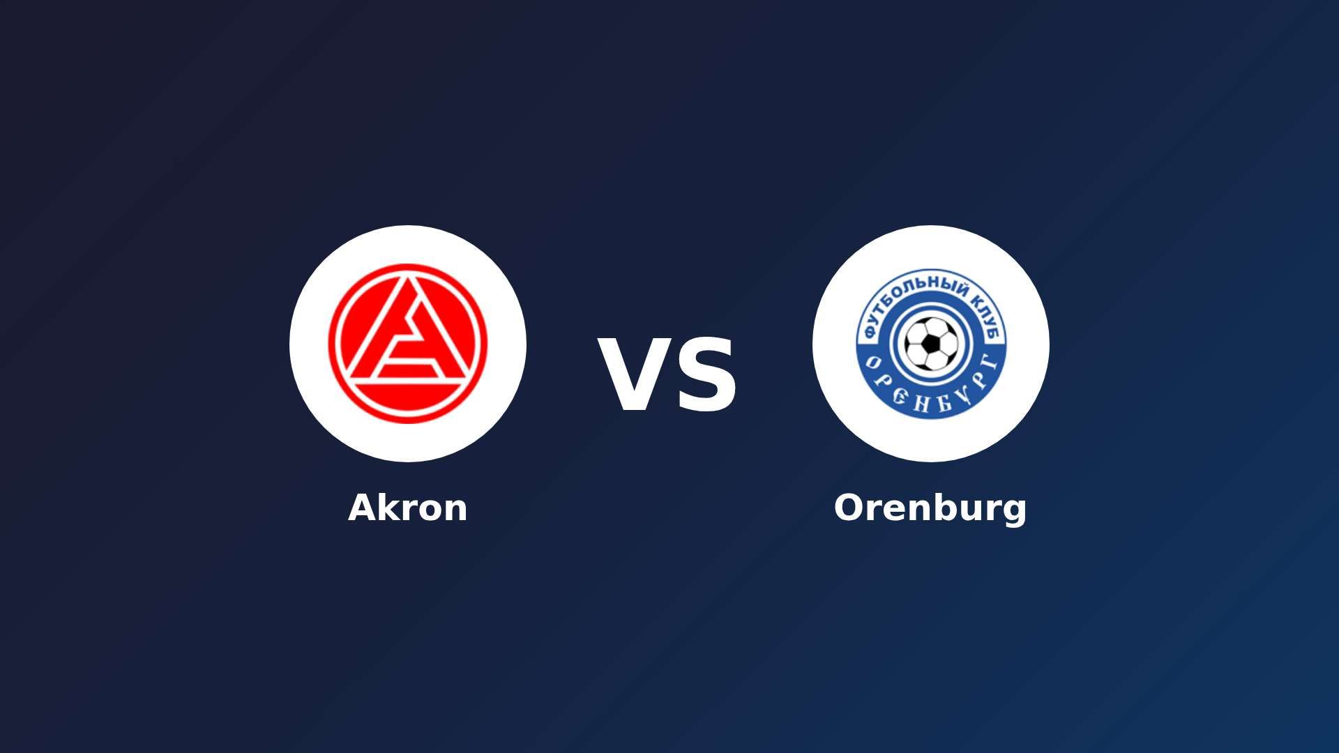 Akron vs Orenburg