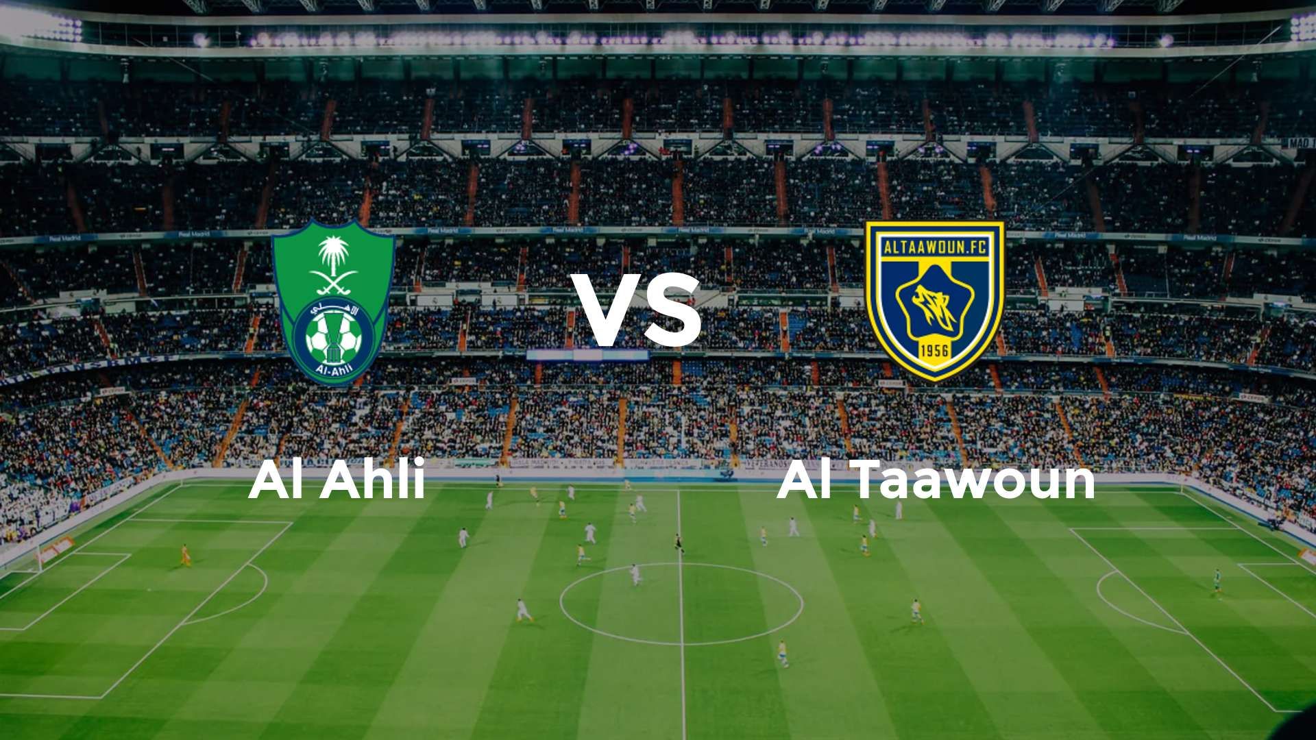Al Ahli vs Al Taawoun
