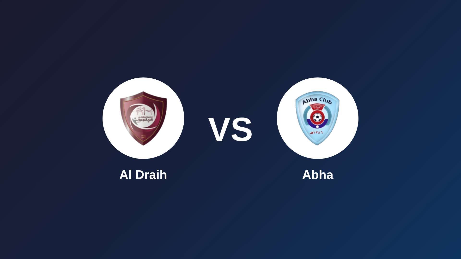 Al Draih vs Abha