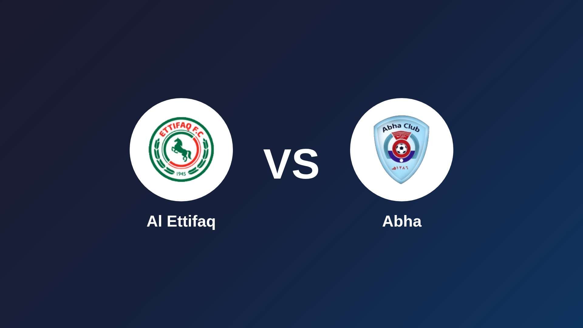 Al Ettifaq vs Abha