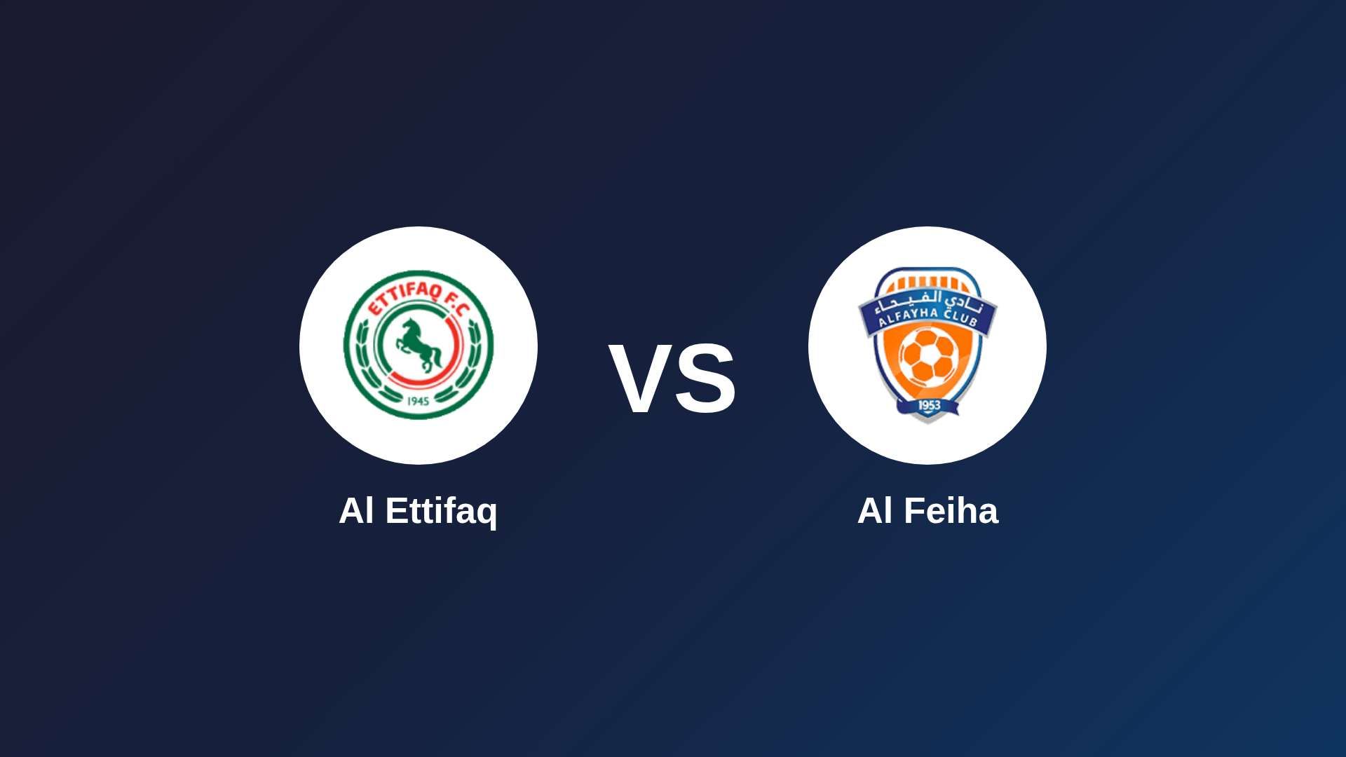 Al Ettifaq vs Al-Fayha