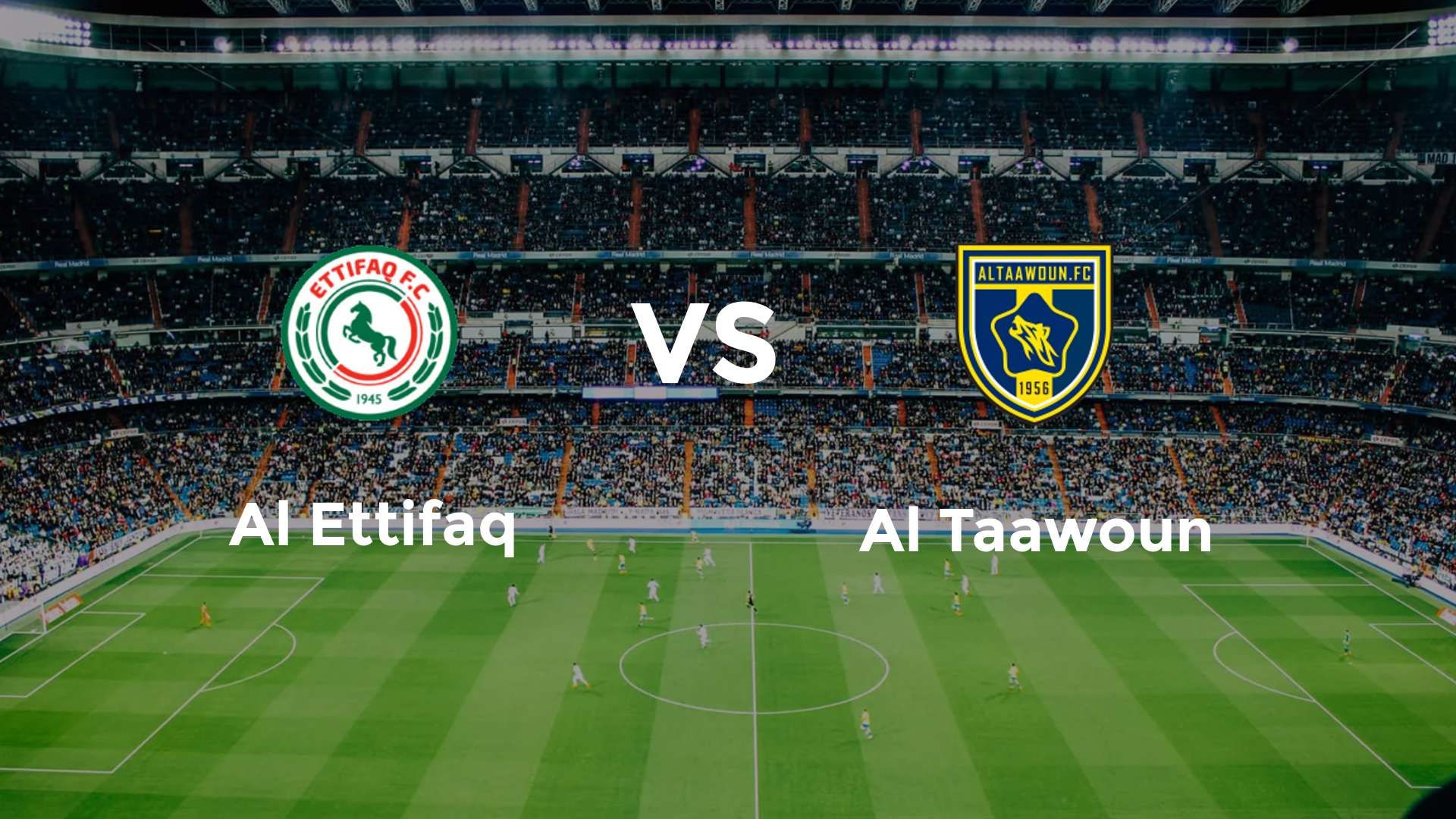Al Ettifaq vs Al Taawoun