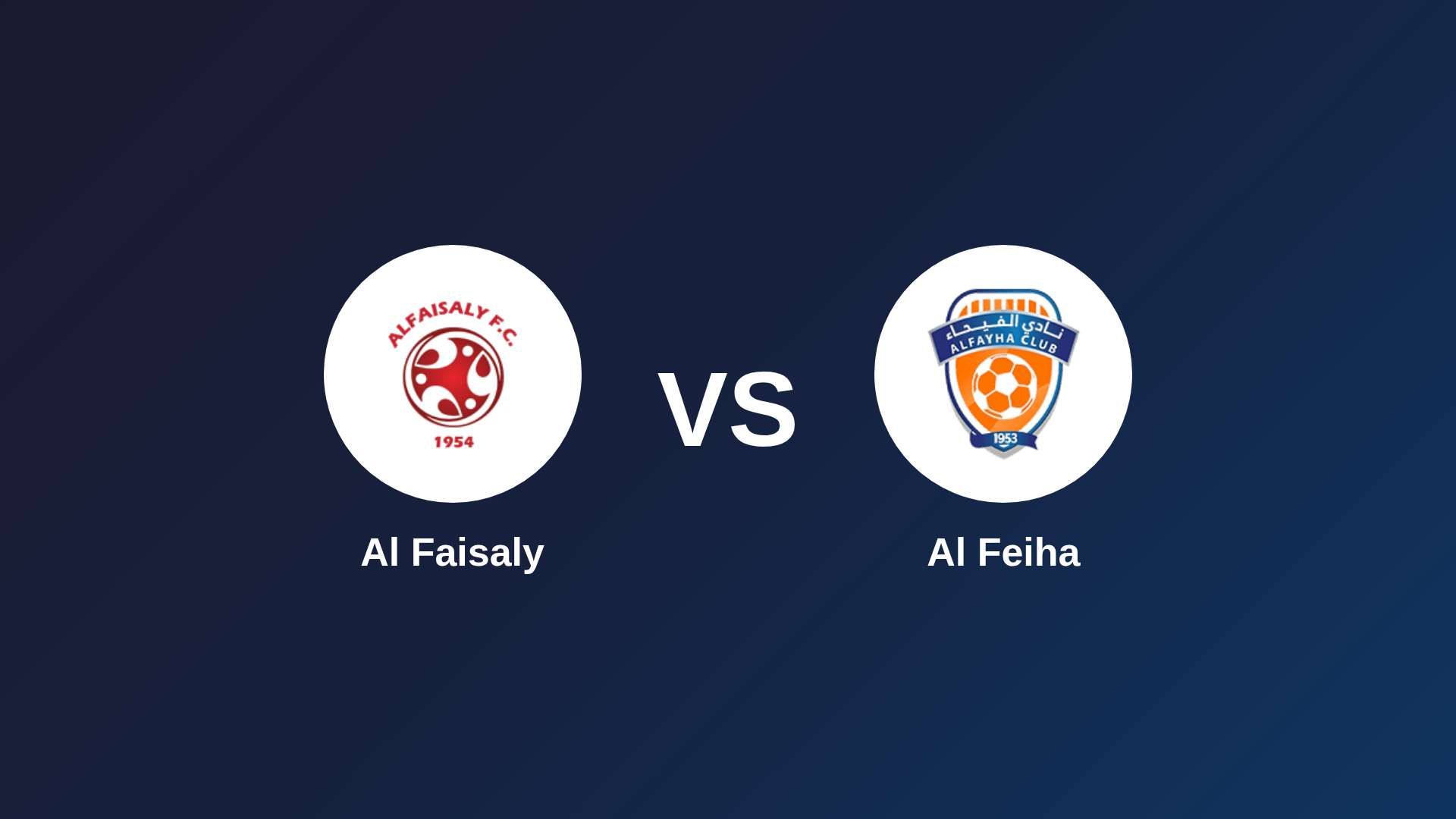 Al Faisaly vs Al-Fayha