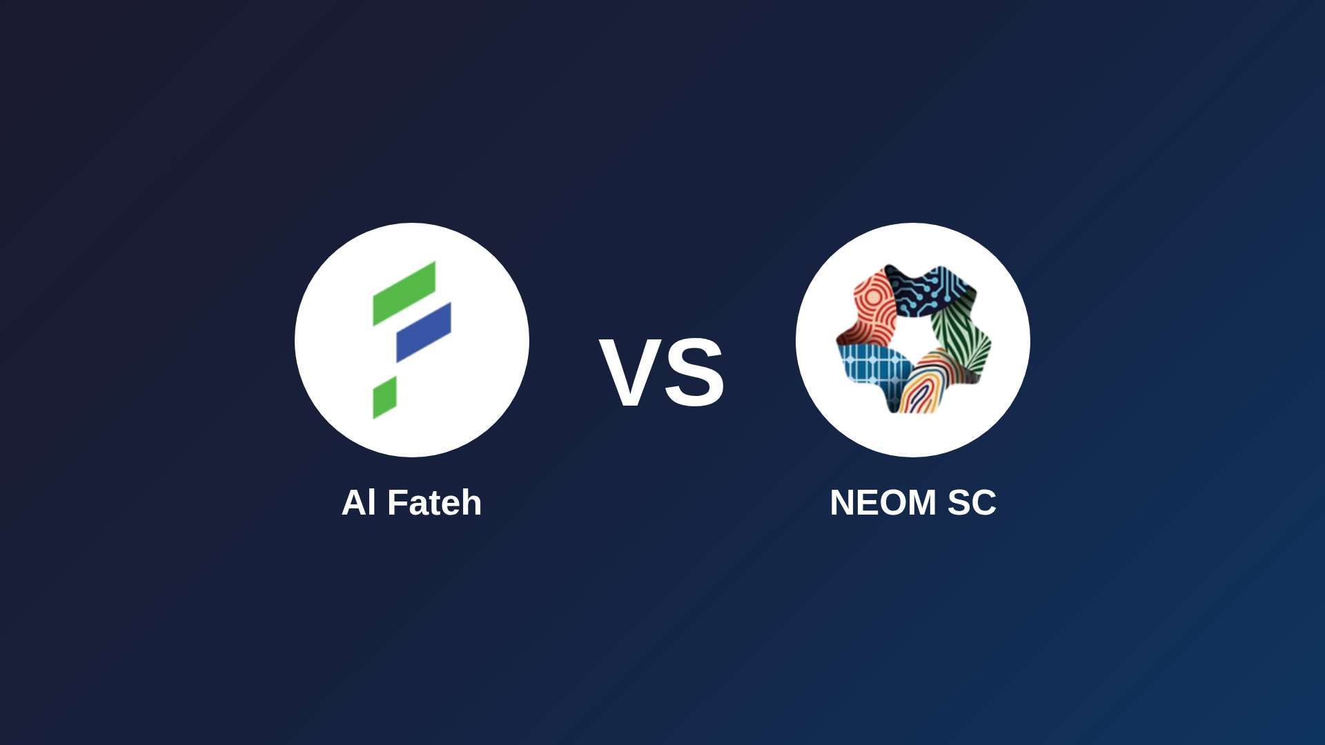 Al Fateh vs NEOM SC