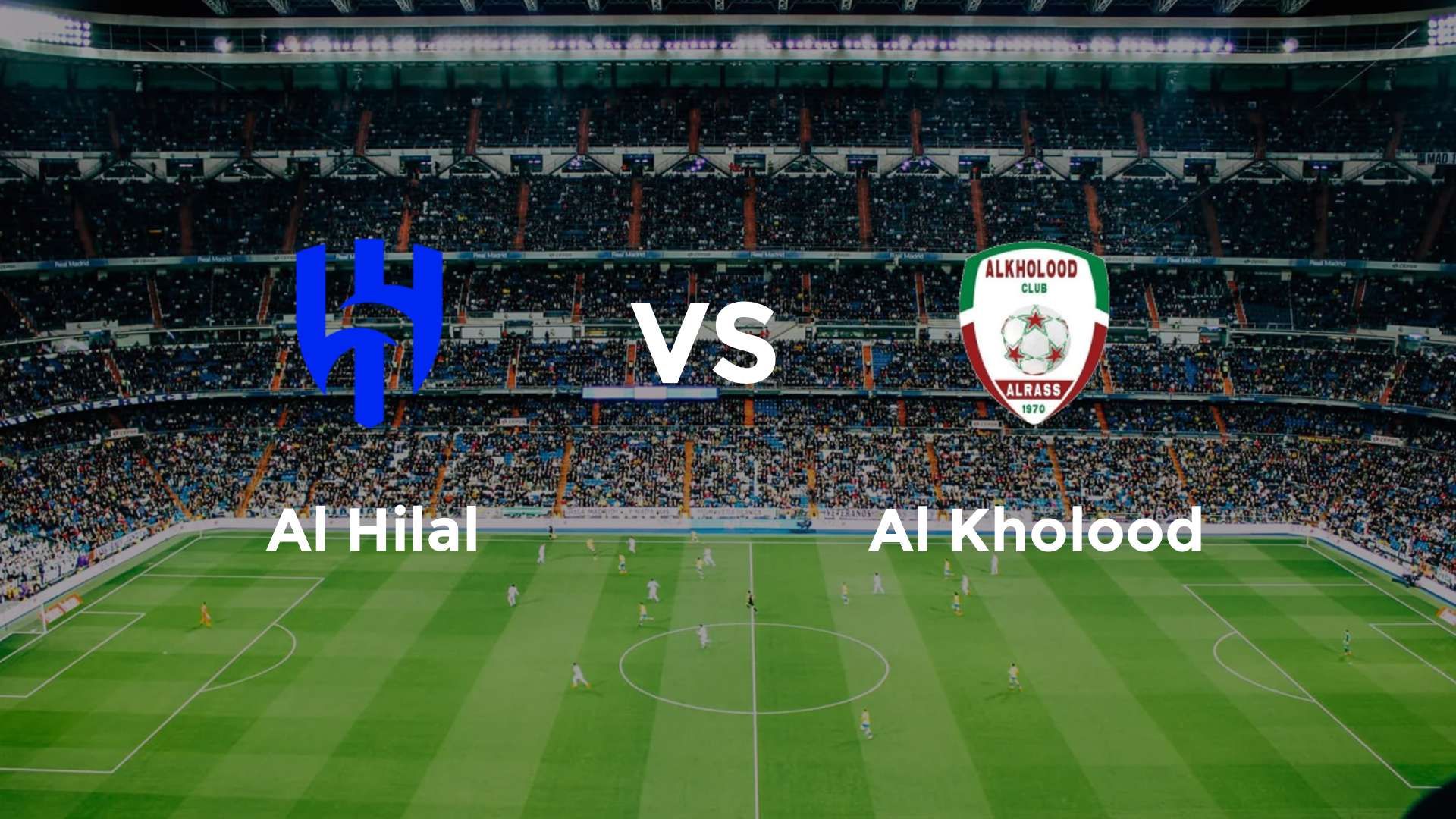 Al Hilal vs Al Kholood